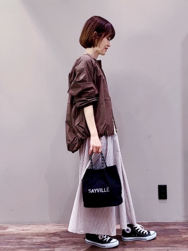 Satoさんの「Dessin｜【洗える】コットンナイロンバルーンヘムブルゾン」を使ったコーディネート
