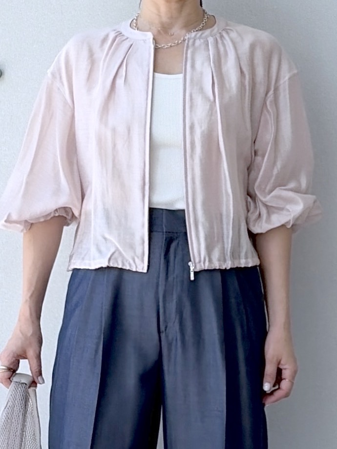 yoshikadoさんの「DRESSTERIOR｜【otonaMUSE5月号掲載/セットアップ可】テンセルデニムワイドパンツ」を使ったコーディネート