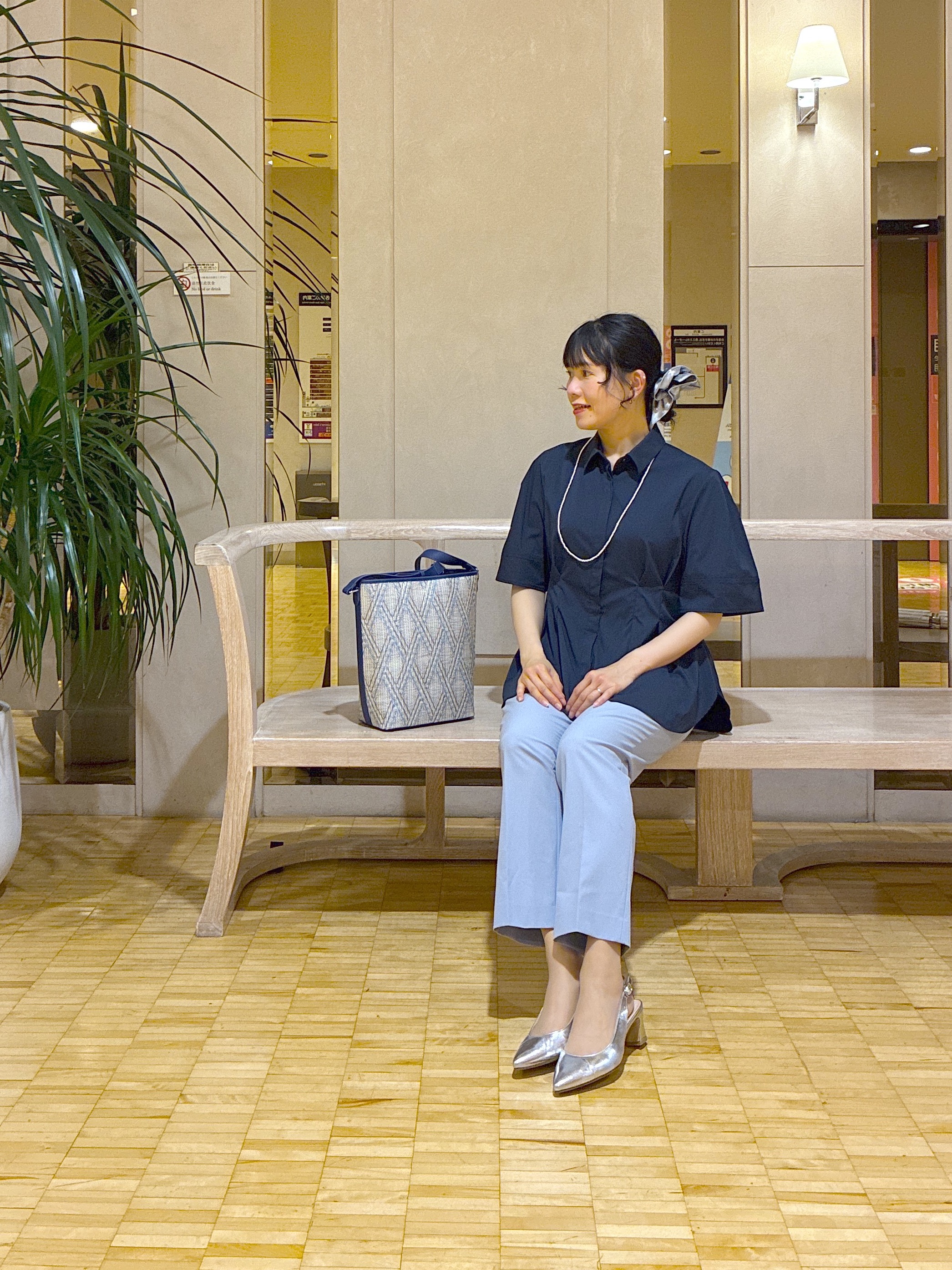  beni_gingerさんの「Reflect｜ボリュームスリーブシャツブラウス」を使ったコーディネート