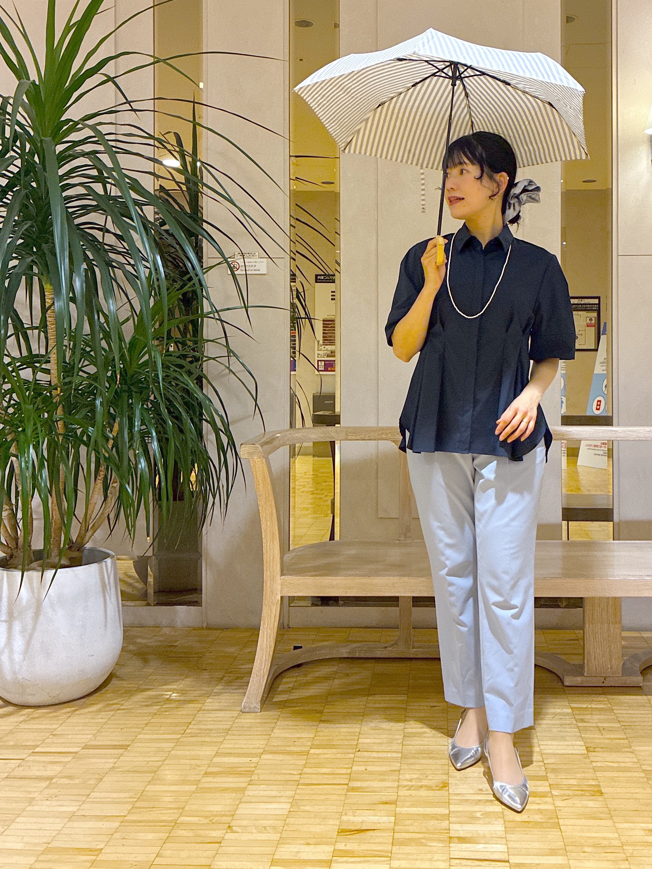  beni_gingerさんの「Reflect｜ボリュームスリーブシャツブラウス」を使ったコーディネート