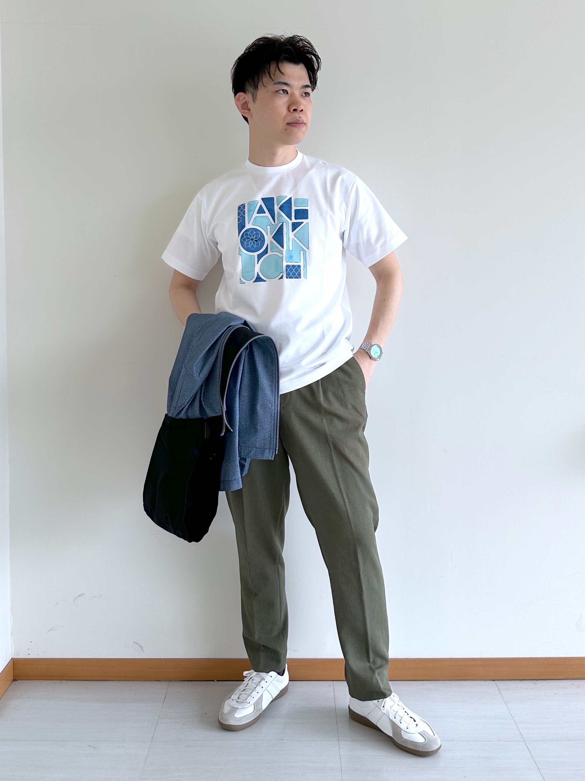 イッシーさんの「TAKEO KIKUCHI｜2WAYアクティブ ライト ブルゾン」を使ったコーディネート