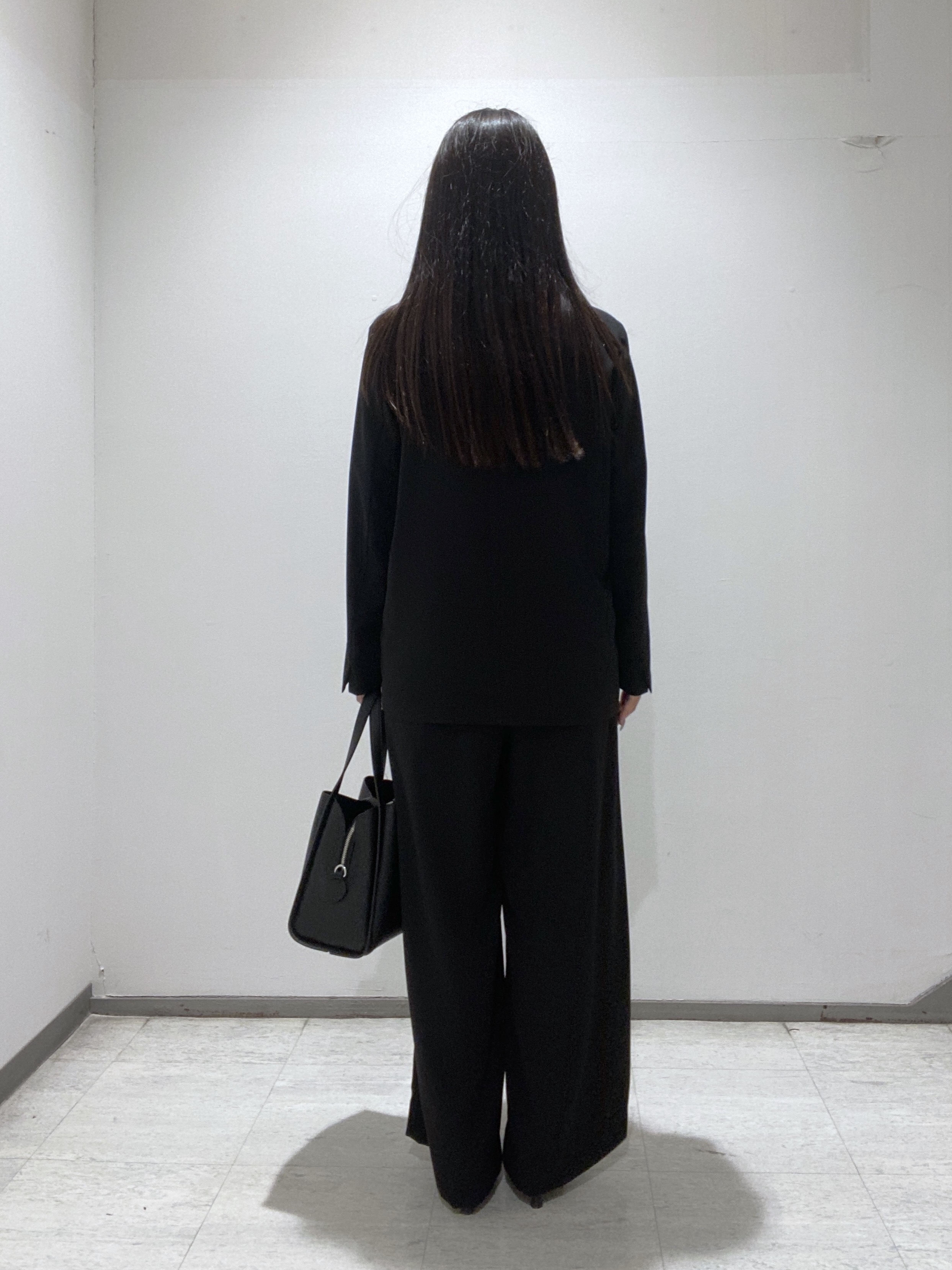meiさんの「INDIVI｜【洗える／UVケア】ストライプ柄＆無地 ボウタイ風 半袖ブラウス」を使ったコーディネート