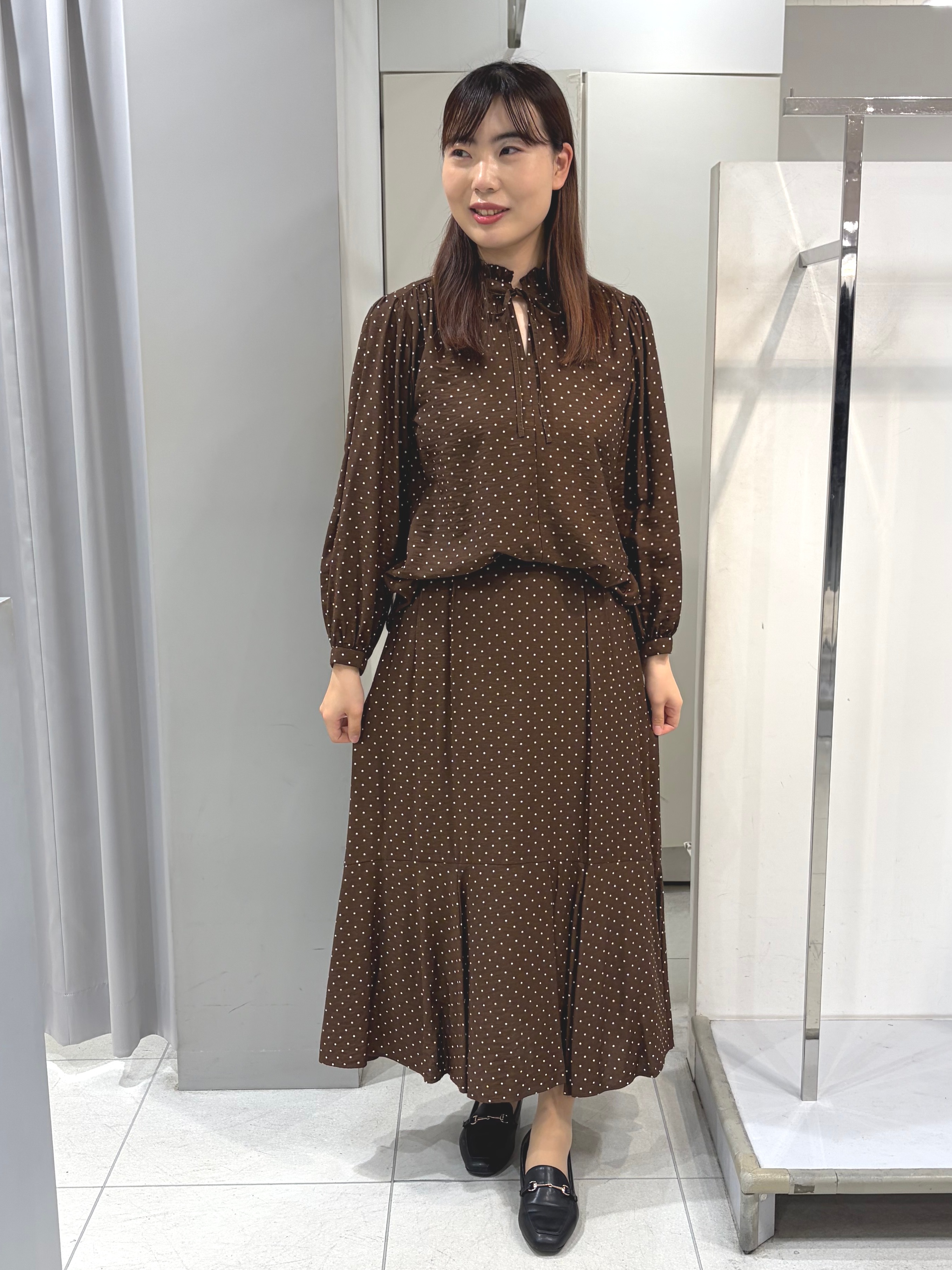 AZUSAさんの「Reflect｜フロントファスナーシアーブルゾン」を使ったコーディネート