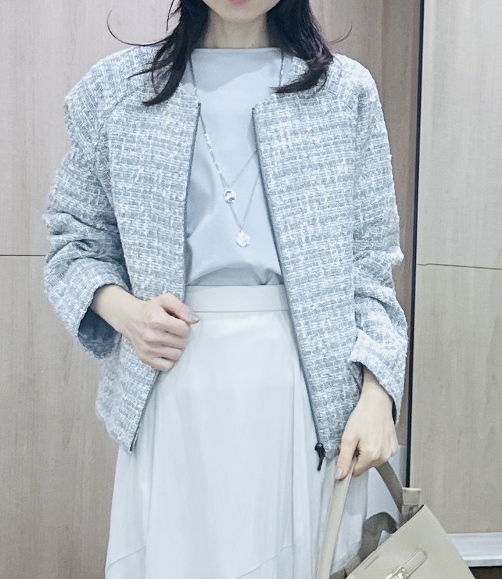 Miwaさんの「UNTITLED｜【洗える/袖シアー】ポンチ袖ボリュームトップス」を使ったコーディネート
