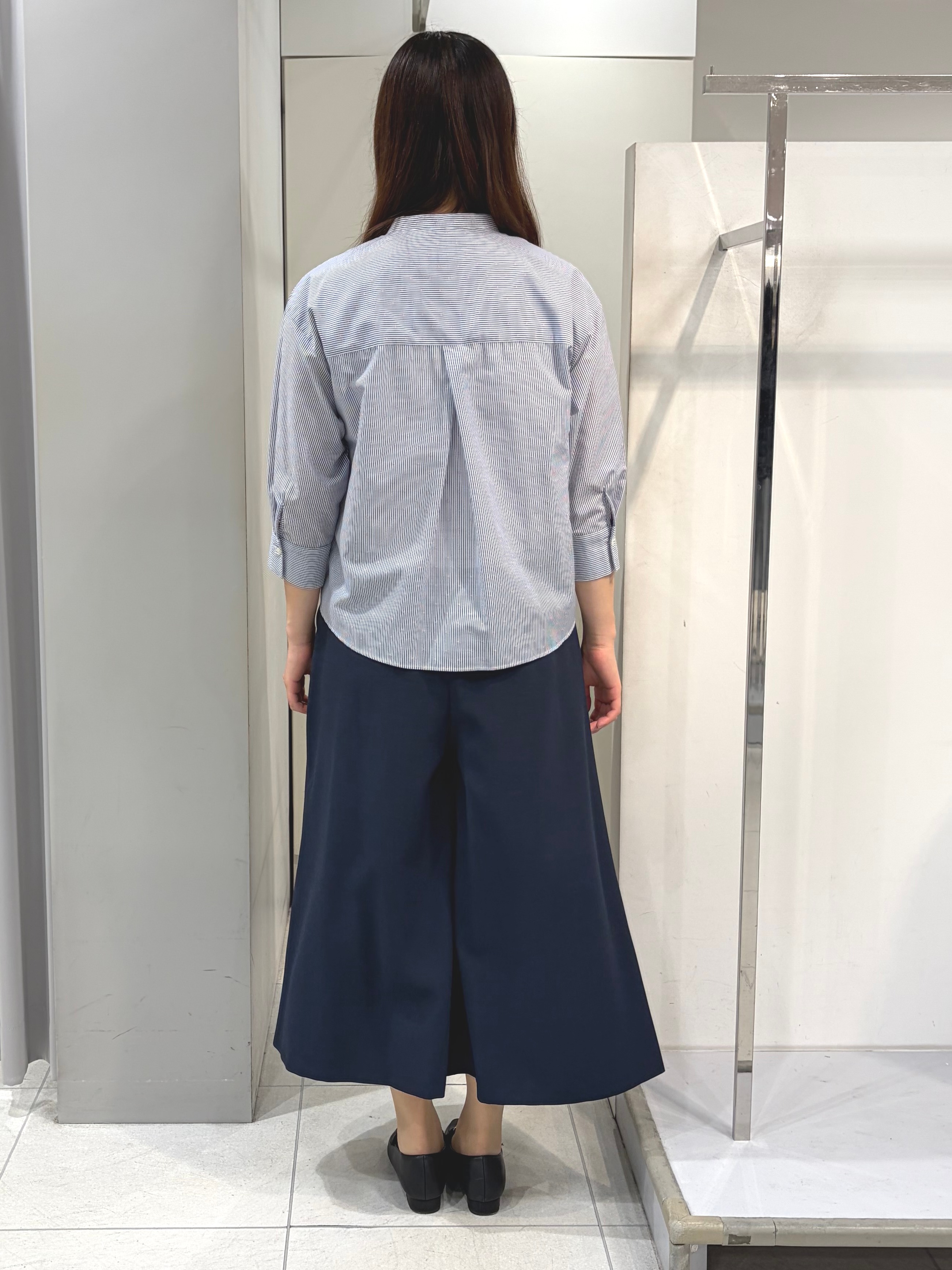 AZUSAさんの「Reflect｜【接触冷感】八分袖フロントフリルブラウス」を使ったコーディネート