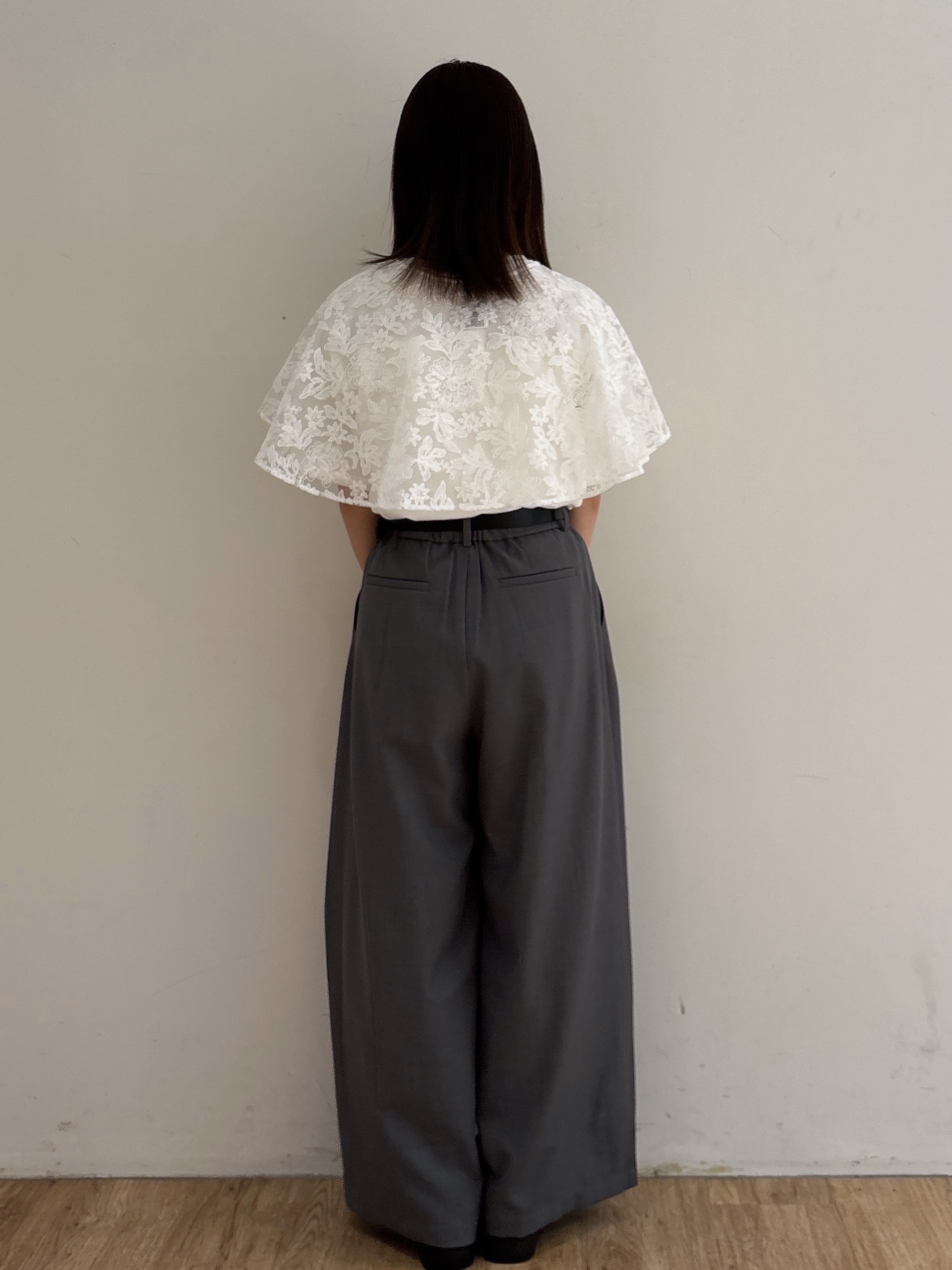 mireiさんの「OPAQUE.CLIP｜ロゴプリントアソートTシャツ【洗濯機OK】」を使ったコーディネート