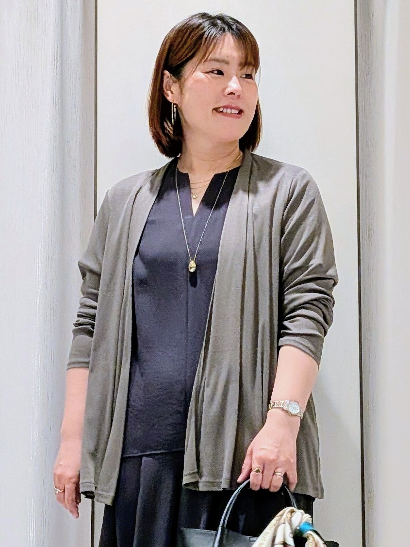 Onumaさんの「UNTITLED｜【接触冷感/UVカット/遮熱機能】フライスジャージカーディガン」を使ったコーディネート