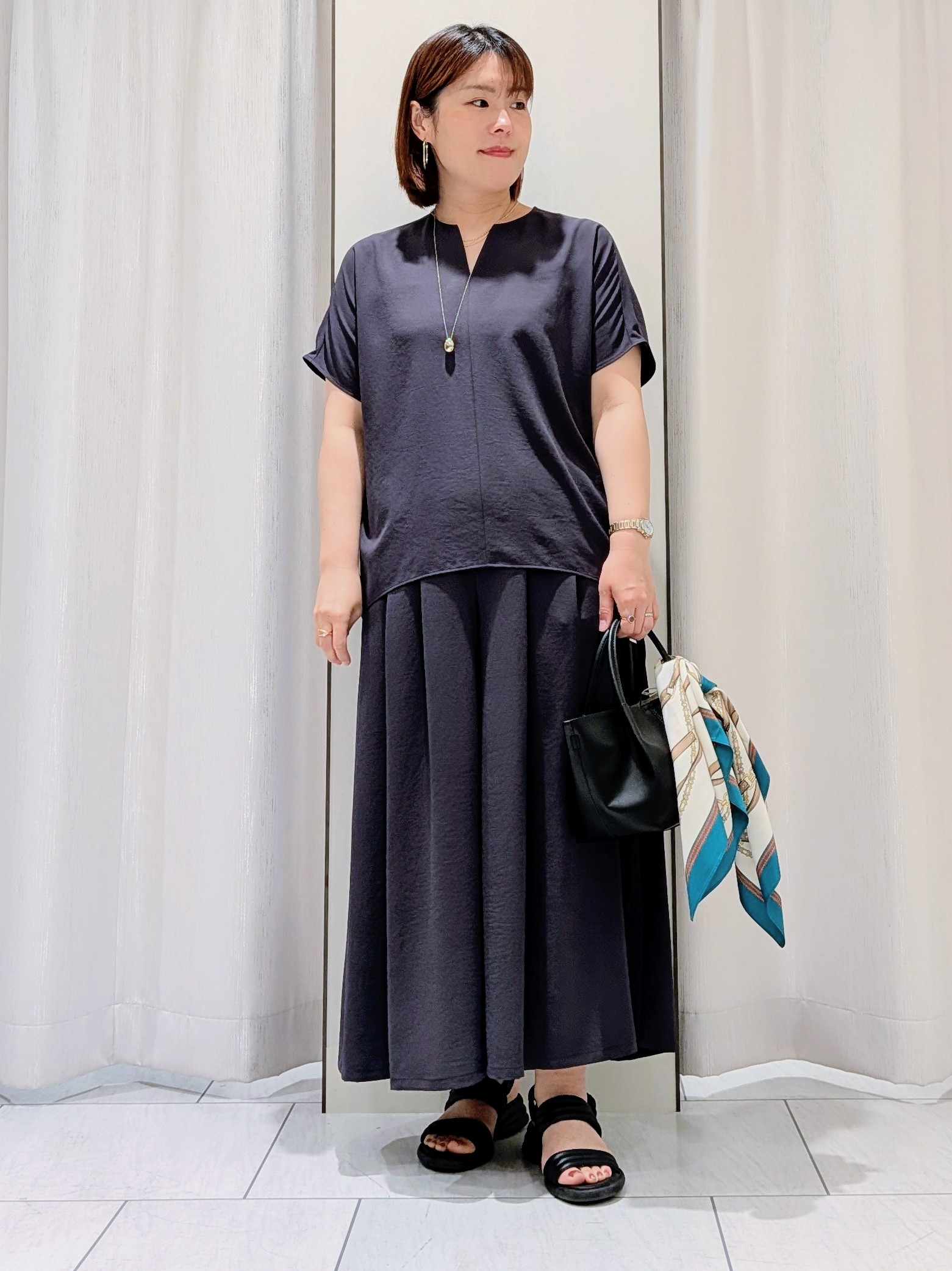 Onumaさんの「UNTITLED｜【接触冷感/UVカット/遮熱機能】フライスジャージカーディガン」を使ったコーディネート