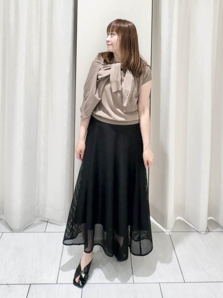 ʏᴜᴋɪᴋᴏさんの「UNTITLED｜【9色展開/アンサンブル可】コットンクルーネックカーディガン」を使ったコーディネート