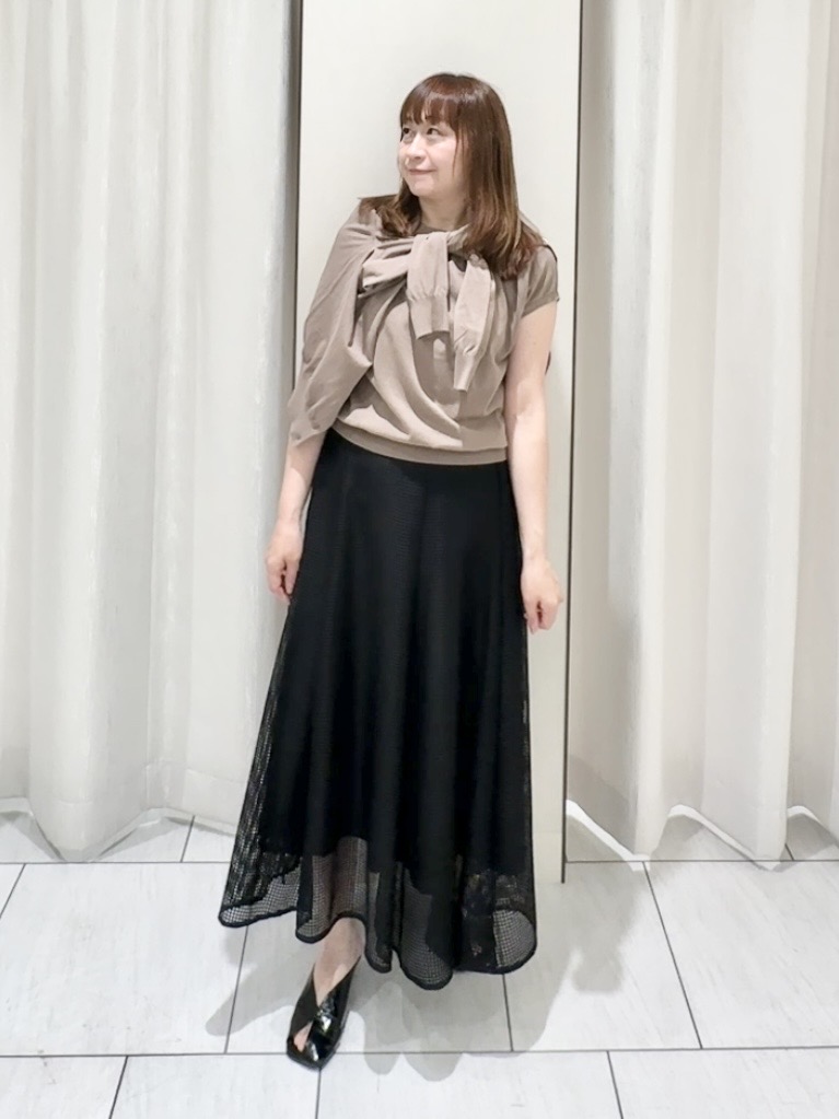 ʏᴜᴋɪᴋᴏさんの「UNTITLED｜【9色展開/アンサンブル可】コットンクルーネックカーディガン」を使ったコーディネート