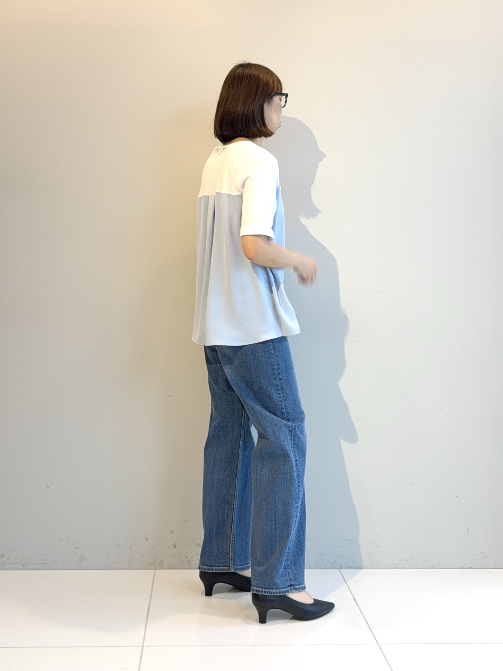 murayamaさんの「INDIVI｜【着る日傘／SETUP可能】ビスチェレイヤード風トップス」を使ったコーディネート