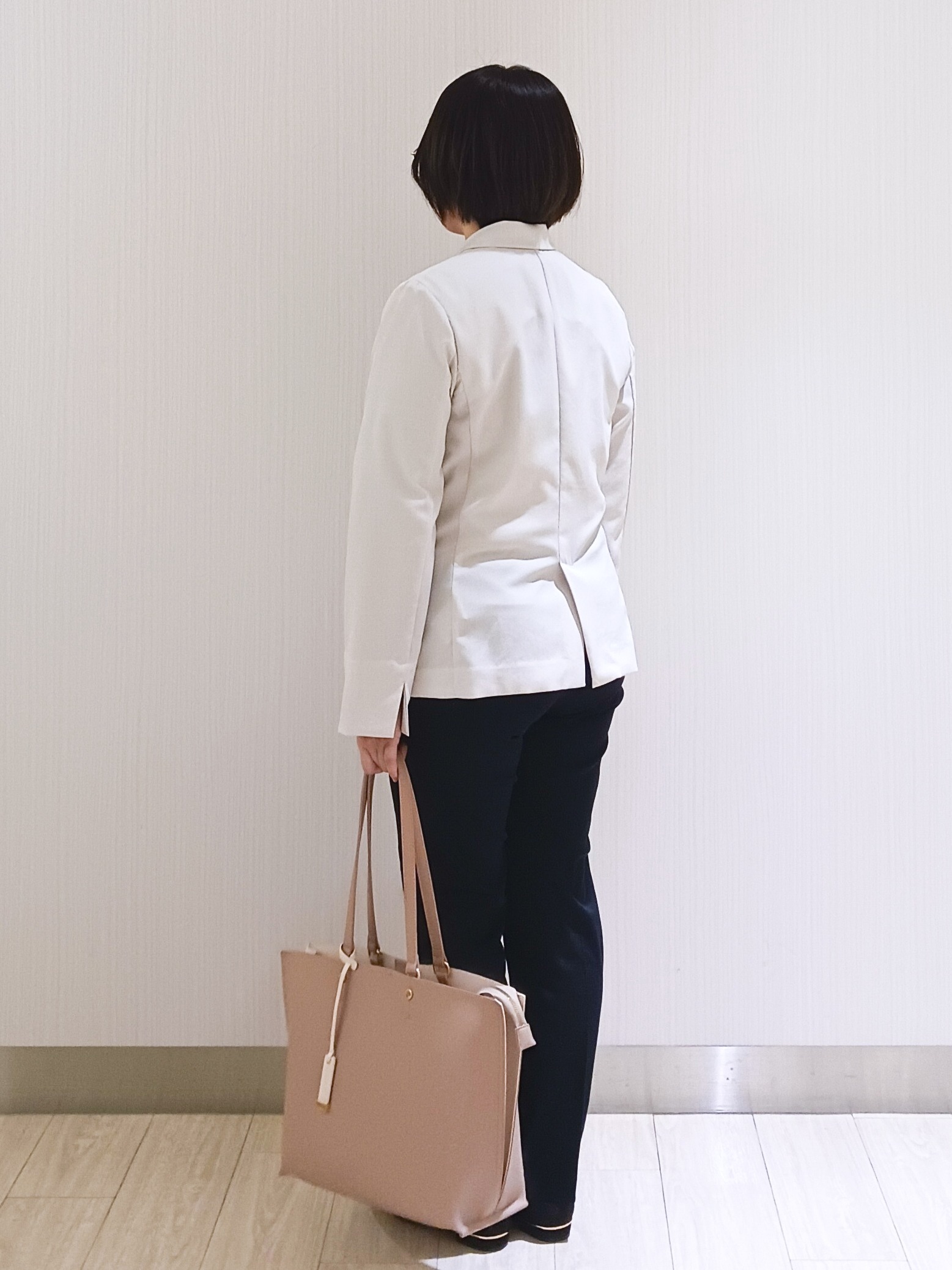 KaHoさんの「index｜《再入荷》ダブルブレストテーラードジャケット【接触冷感／吸水速乾／イージーアイロン／防シワ／洗濯機O」を使ったコーディネート