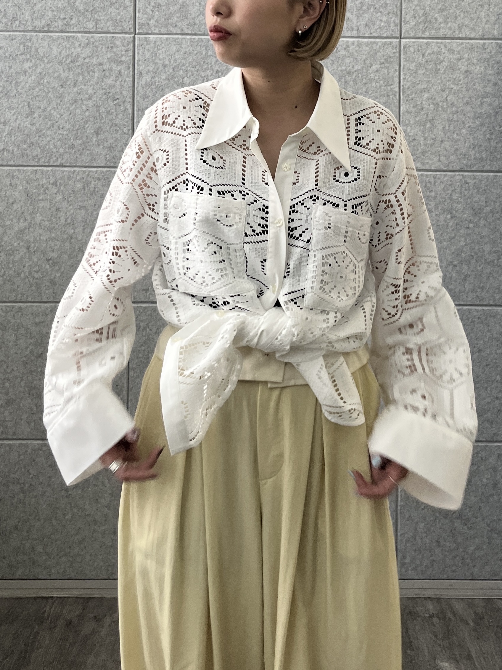 Harukaさんの「INDIVI｜ターンアップイージーパンツ」を使ったコーディネート