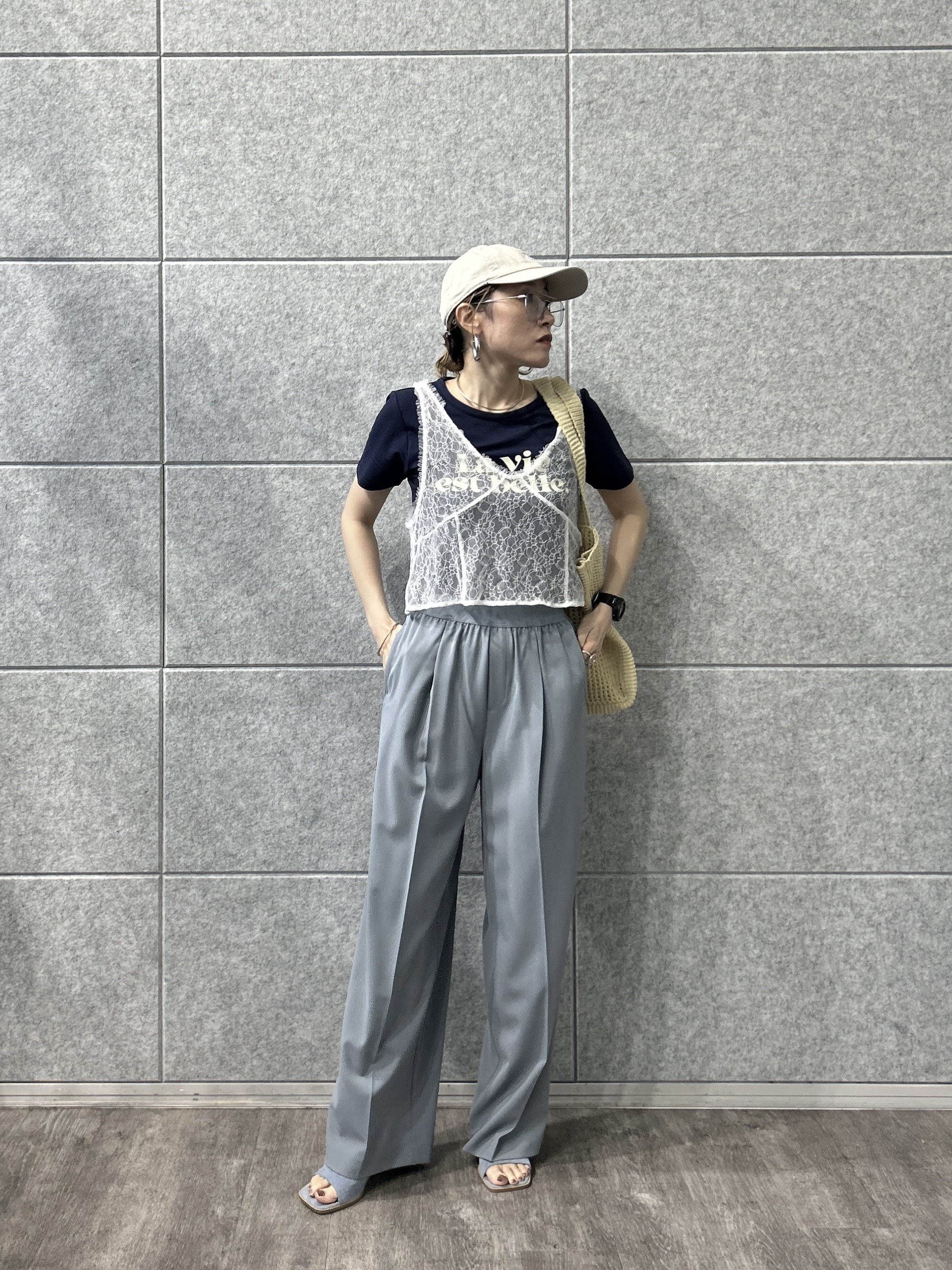 kotakiさんの「INDIVI｜レースビスチェ」を使ったコーディネート