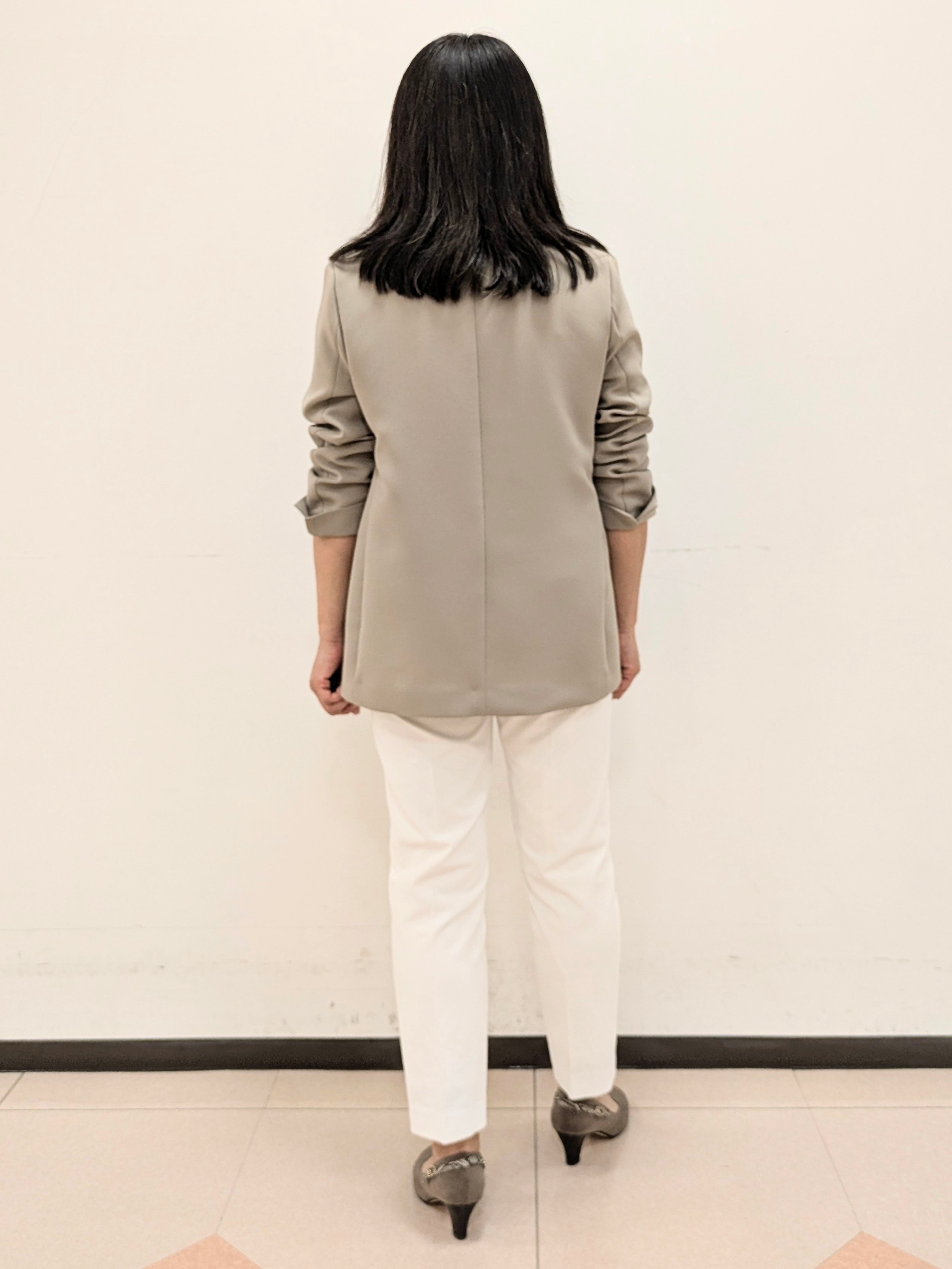 ともさんの「UNTITLED｜【洗える/ストレッチ性】ダブルブレストジャケット」を使ったコーディネート