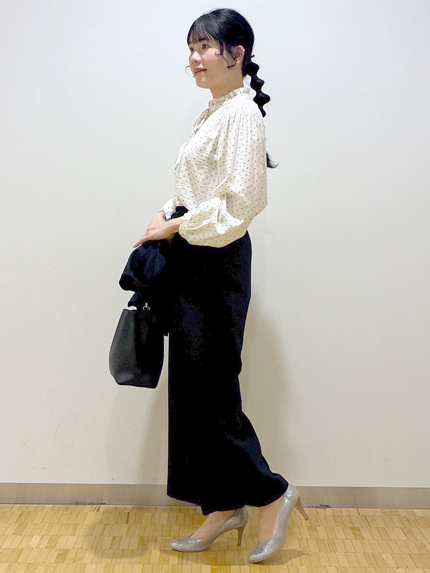  beni_gingerさんの「Reflect｜【セットアップ可】ドット柄ワッシャーブラウス」を使ったコーディネート