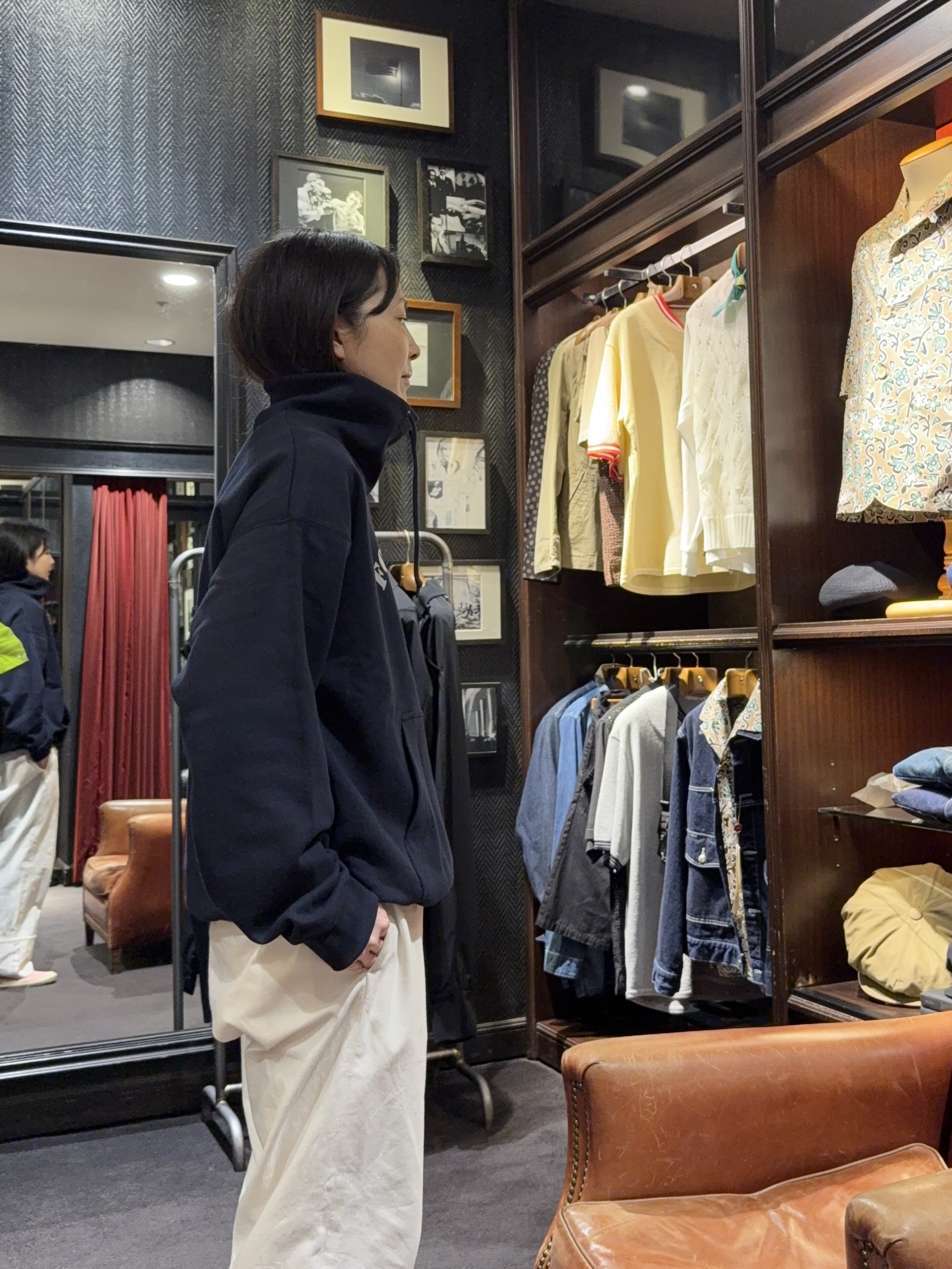 神野（jinno）さんの「TAKEO KIKUCHI｜カレッジ風オフタートルジャージ」を使ったコーディネート