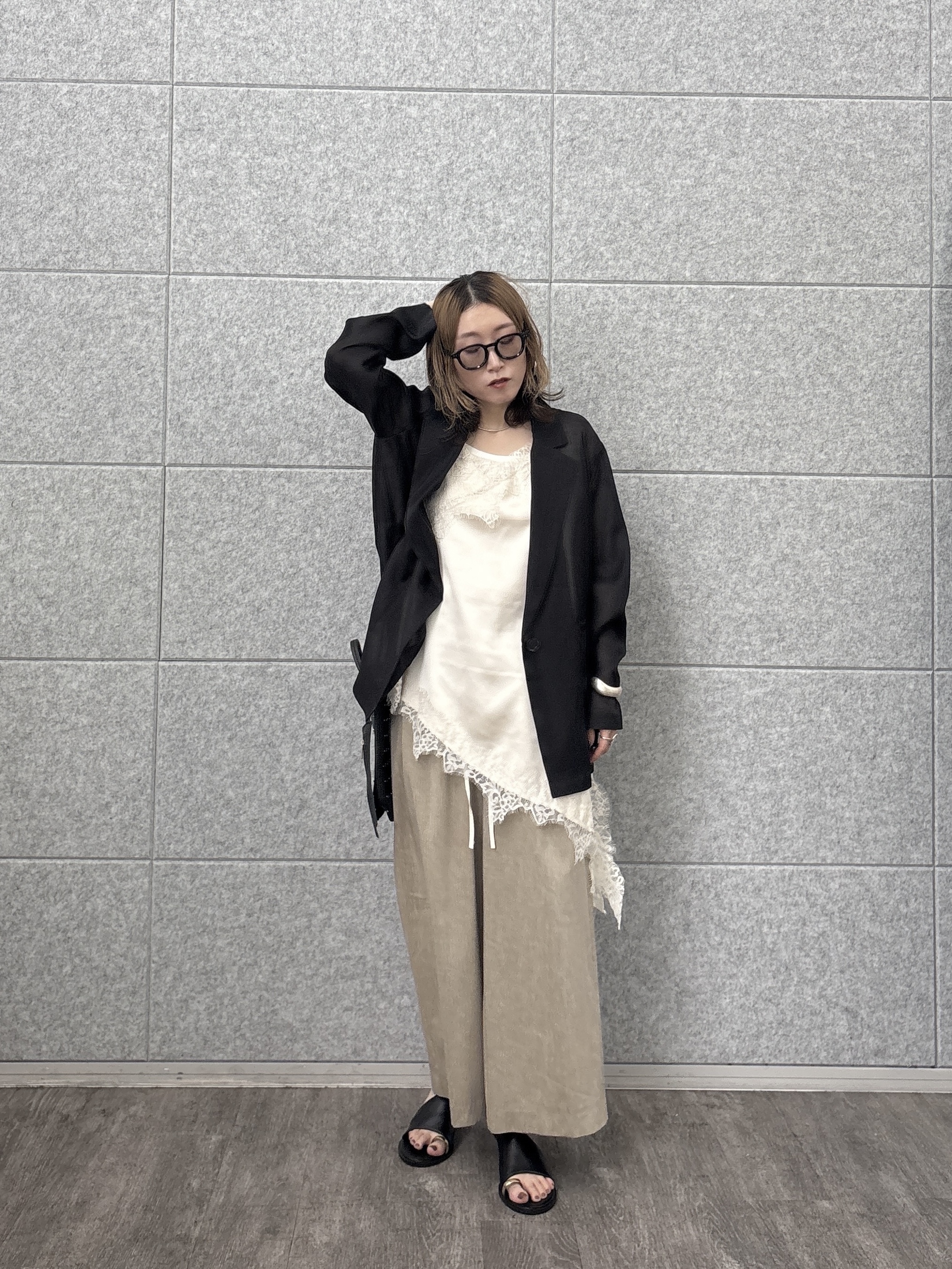 kotakiさんの「INDIVI｜シアーシャツジャケット【接触冷感】」を使ったコーディネート