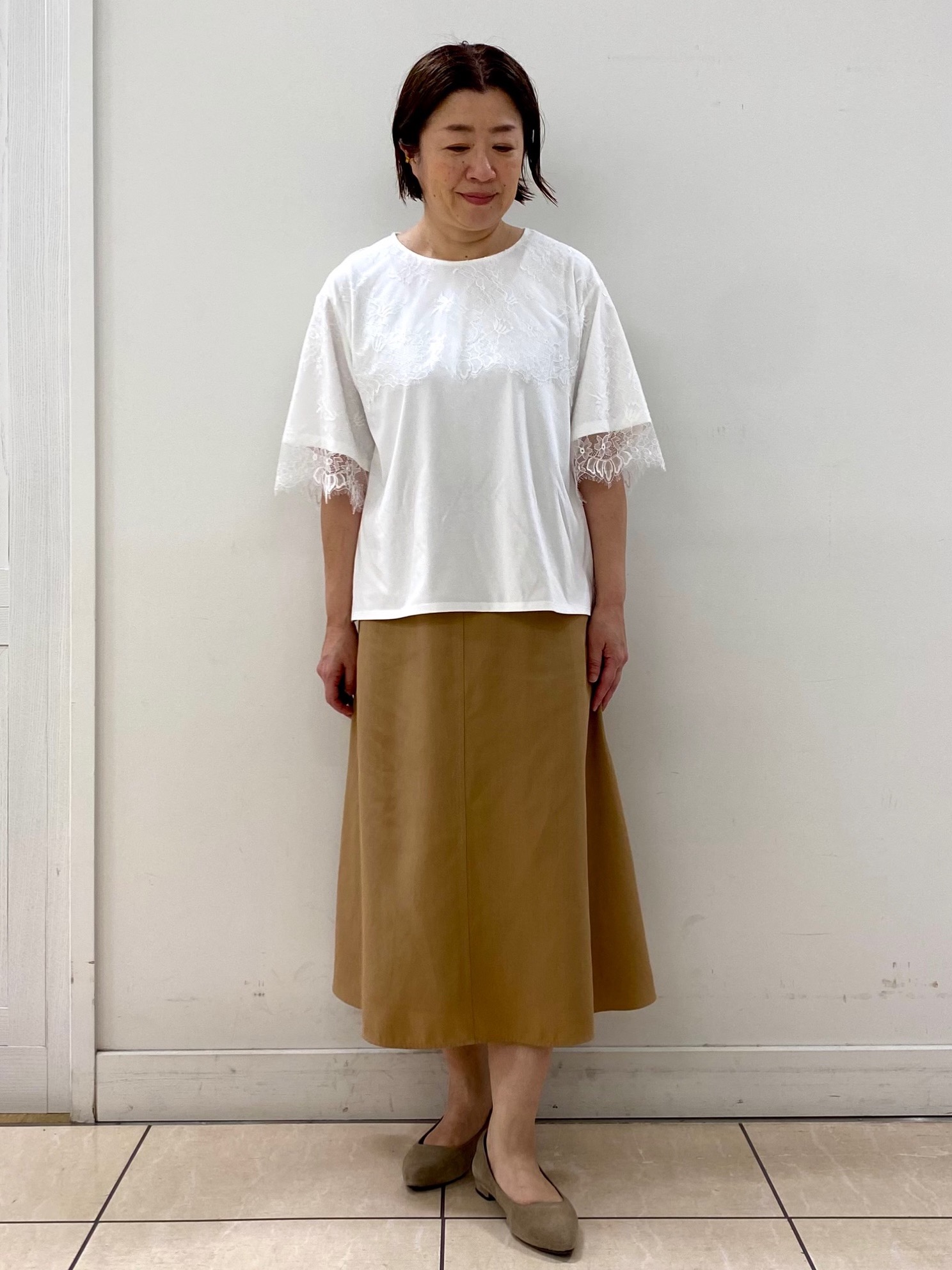 ksmさんの「Reflect｜フロントファスナーシアーブルゾン」を使ったコーディネート