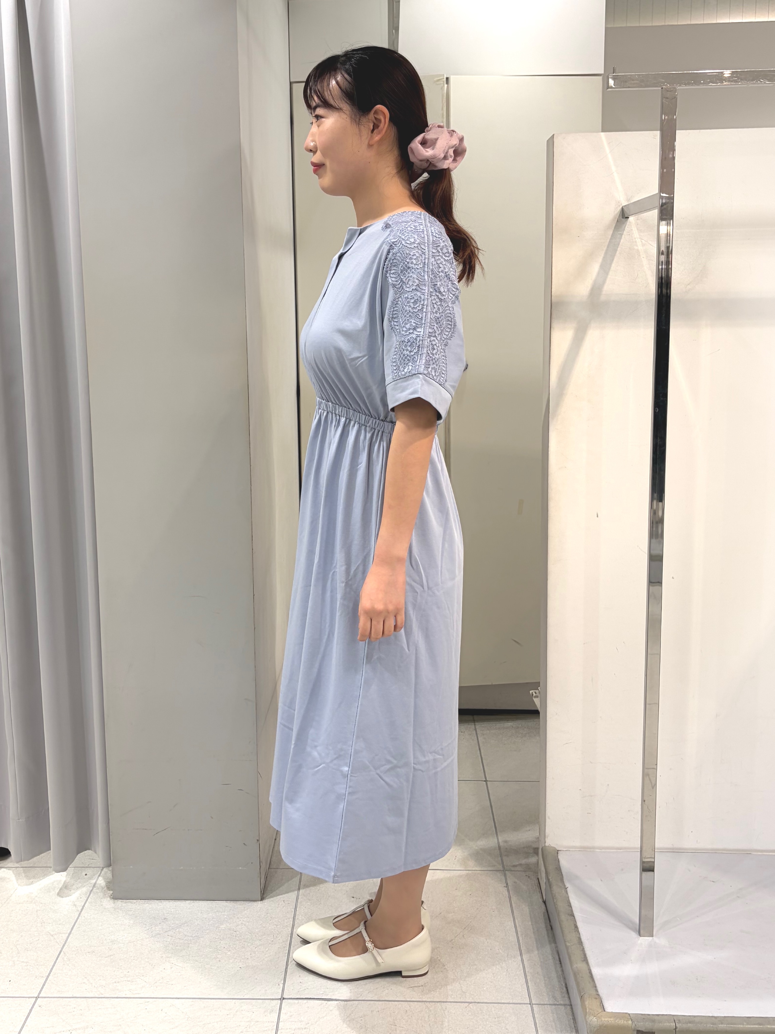 AZUSAさんの「Reflect｜【UVカット／接触冷感】ドルマン袖ジャージワンピース」を使ったコーディネート