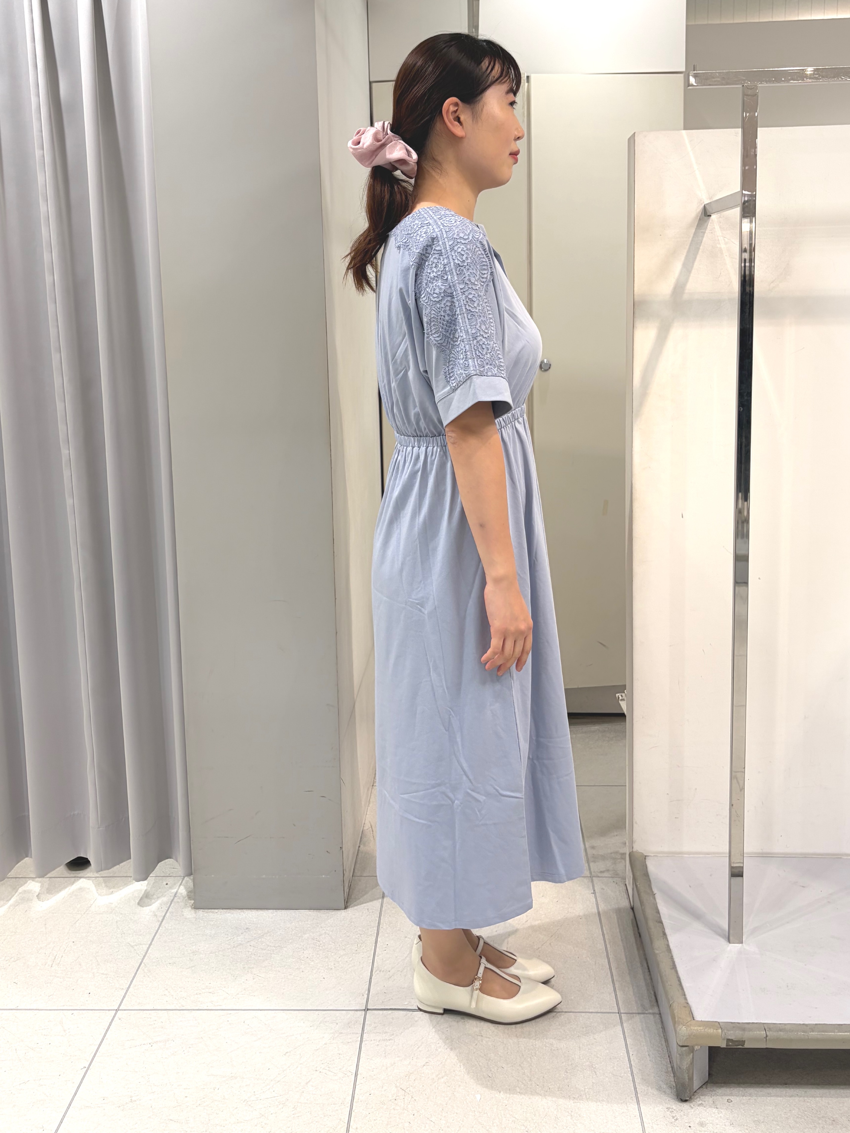 AZUSAさんの「Reflect｜【UVカット／接触冷感】ドルマン袖ジャージワンピース」を使ったコーディネート