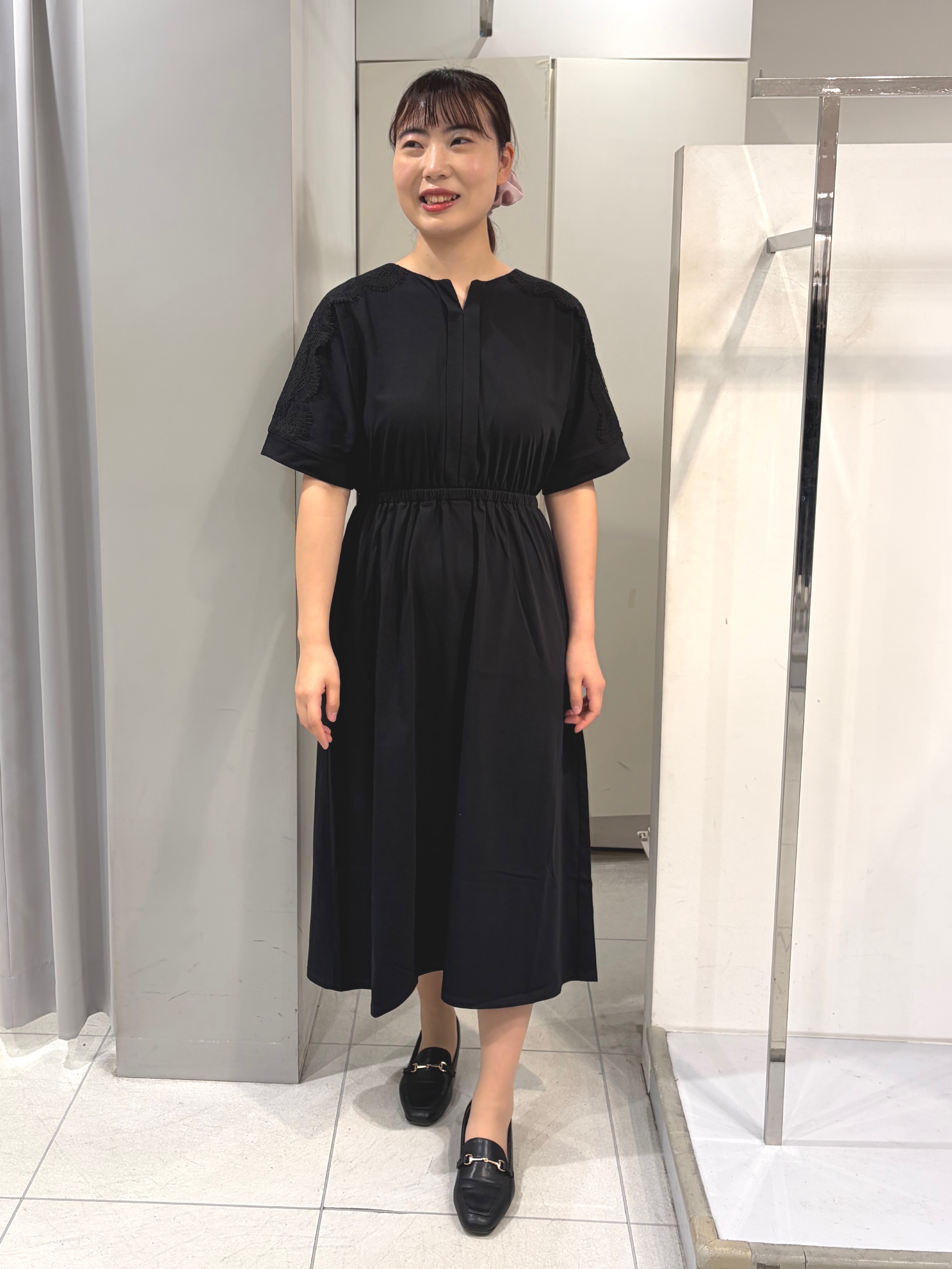 AZUSAさんの「Reflect｜【UVカット／接触冷感】ドルマン袖ジャージワンピース」を使ったコーディネート