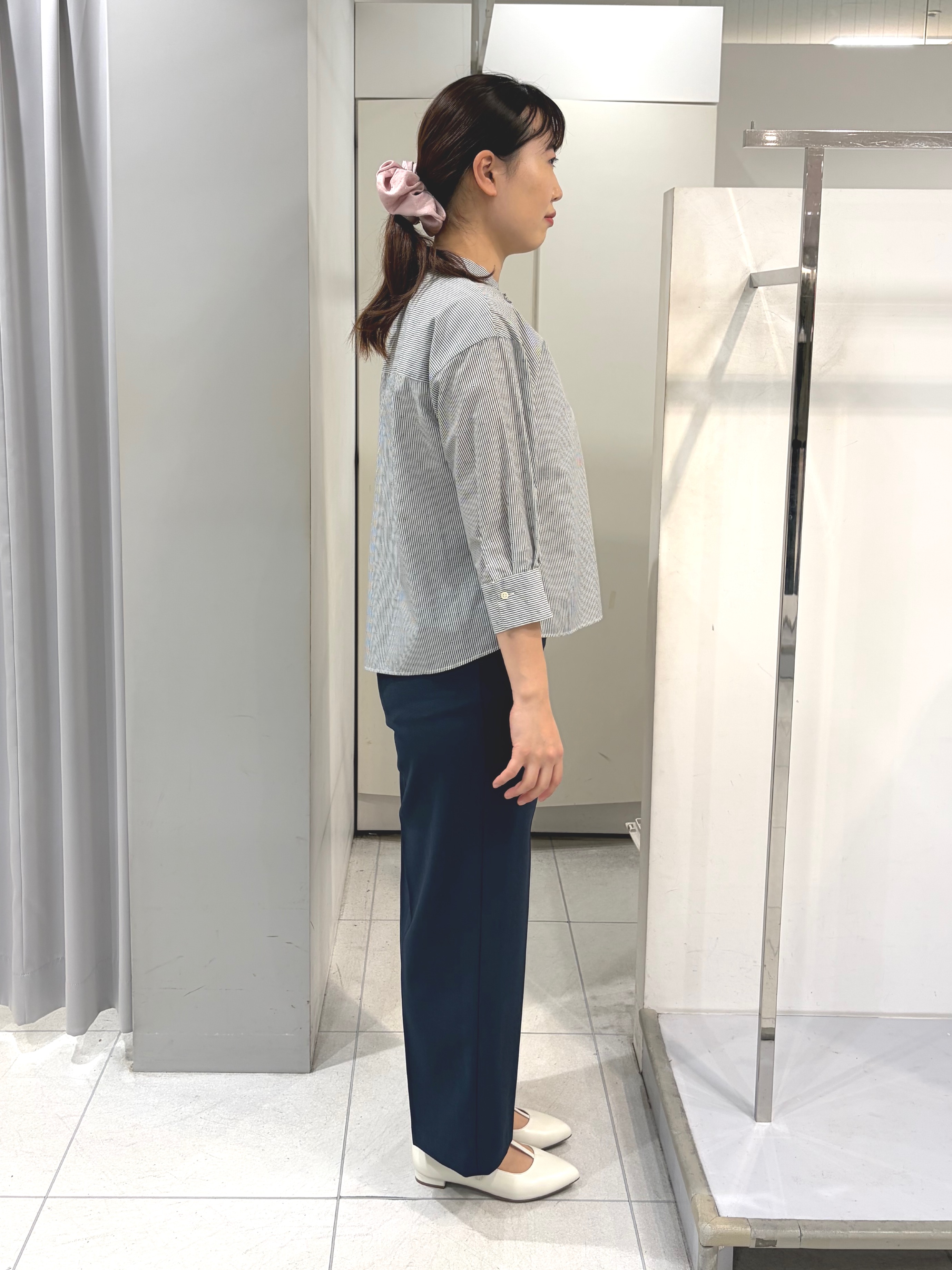 AZUSAさんの「Reflect｜【接触冷感】八分袖フロントフリルブラウス」を使ったコーディネート
