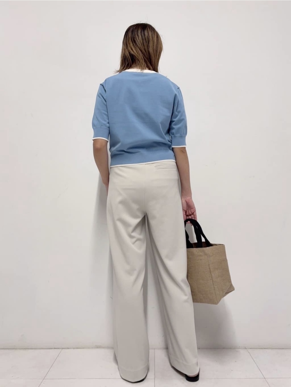 Nishijimaさんの「DRESSTERIOR｜【otonaMUSE5月号掲載/UVカット/ウォッシャブル】クールタッチ コンビ カーディガン」を使ったコーディネート
