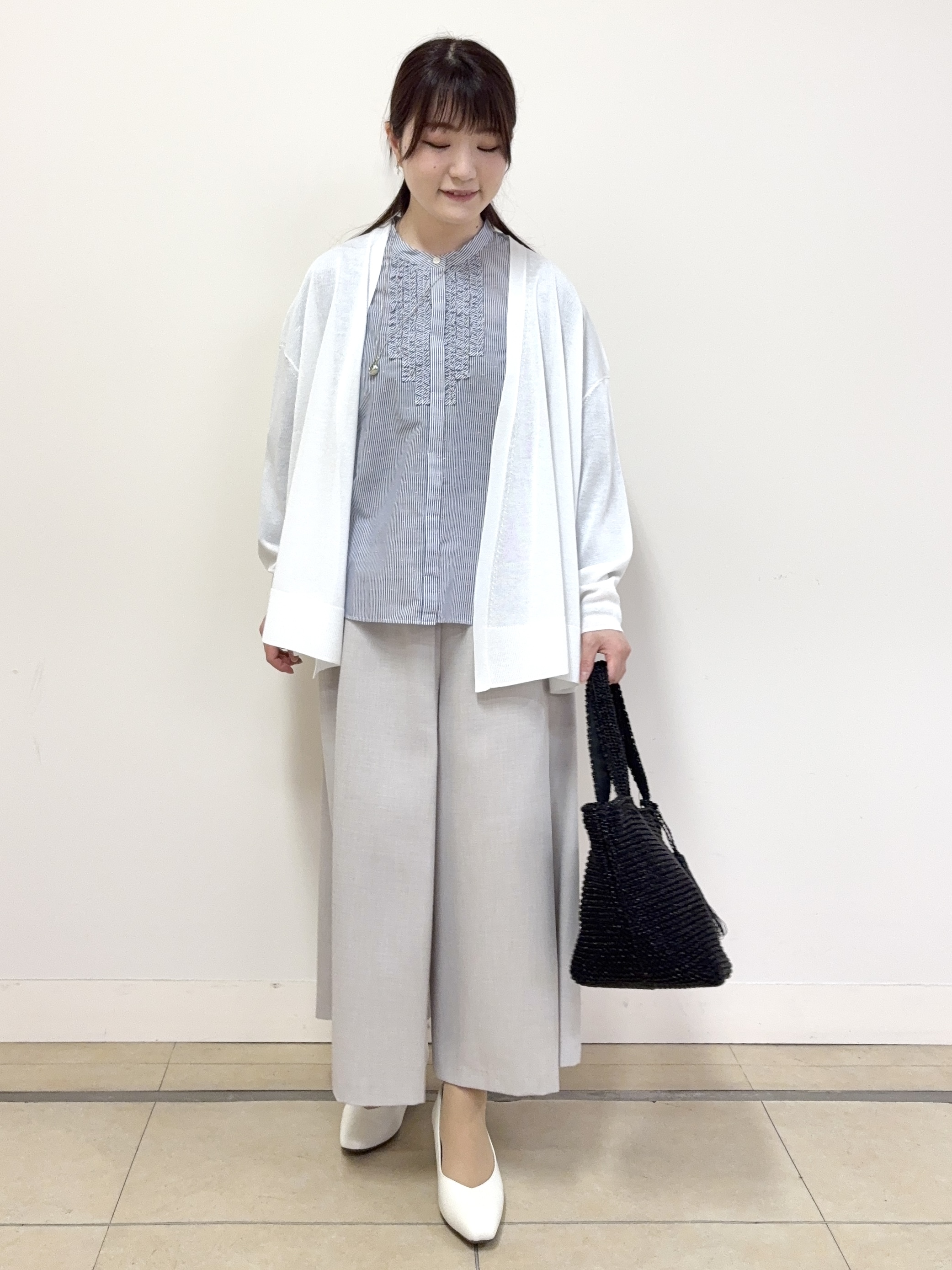 mikiさんの「Reflect｜【冷房対策に◎】すっきり見え着流しカーディガン」を使ったコーディネート