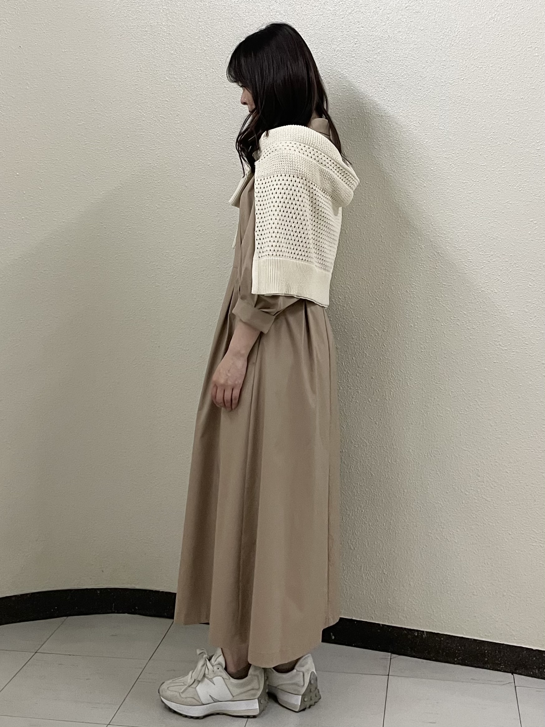 Ayaさんの「Reflect｜タイプライターシャツロングワンピース」を使ったコーディネート