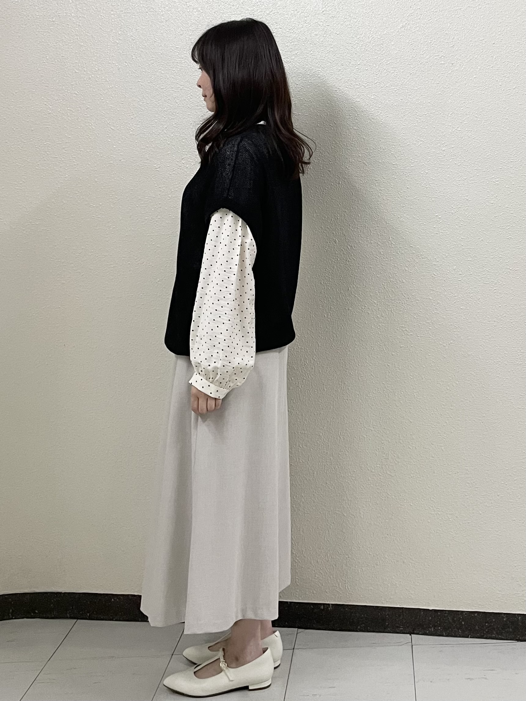 Ayaさんの「Reflect｜【セットアップ可】ドット柄ワッシャーブラウス」を使ったコーディネート