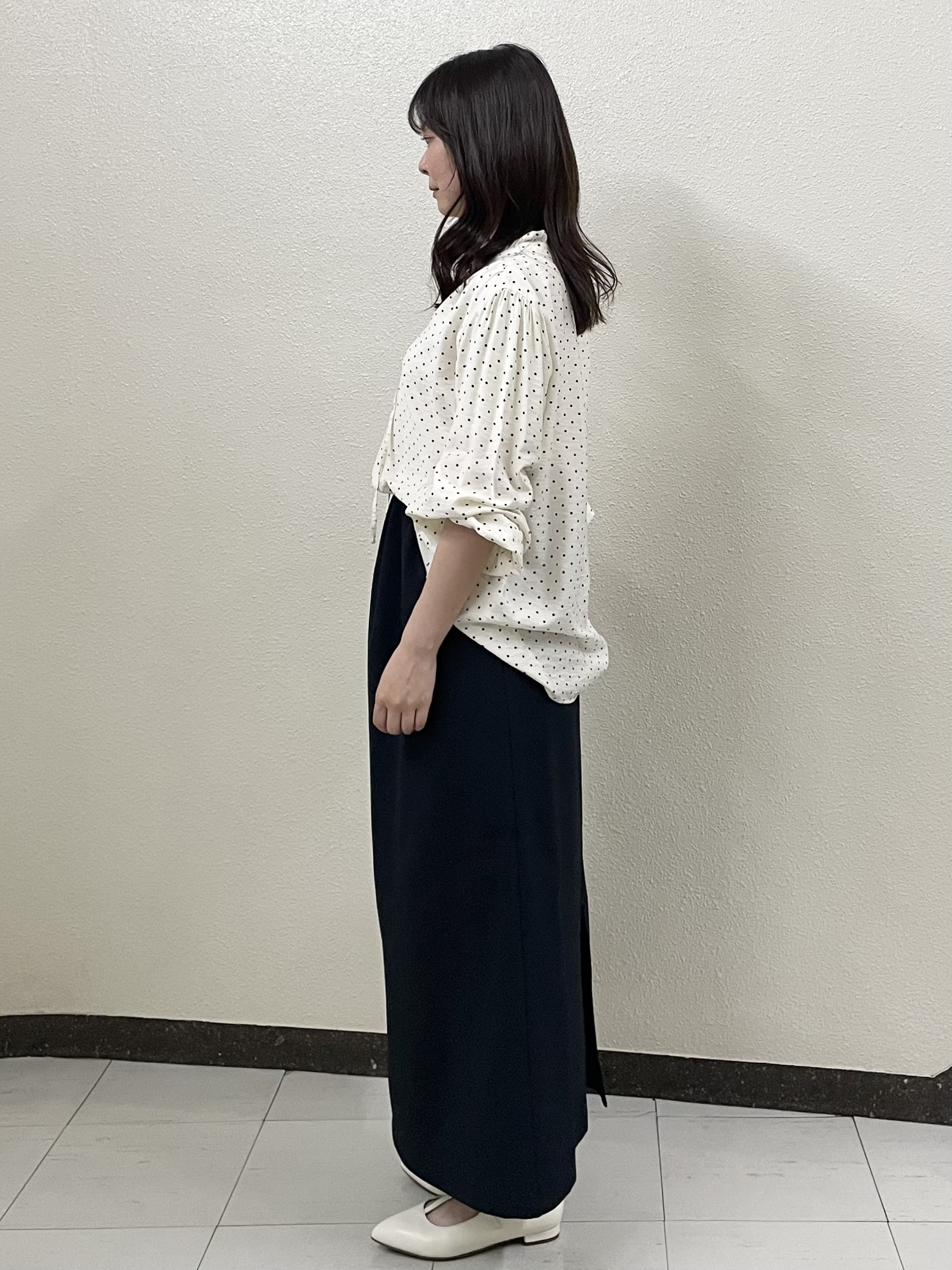 Ayaさんの「Reflect｜【セットアップ可】ドット柄ワッシャーブラウス」を使ったコーディネート