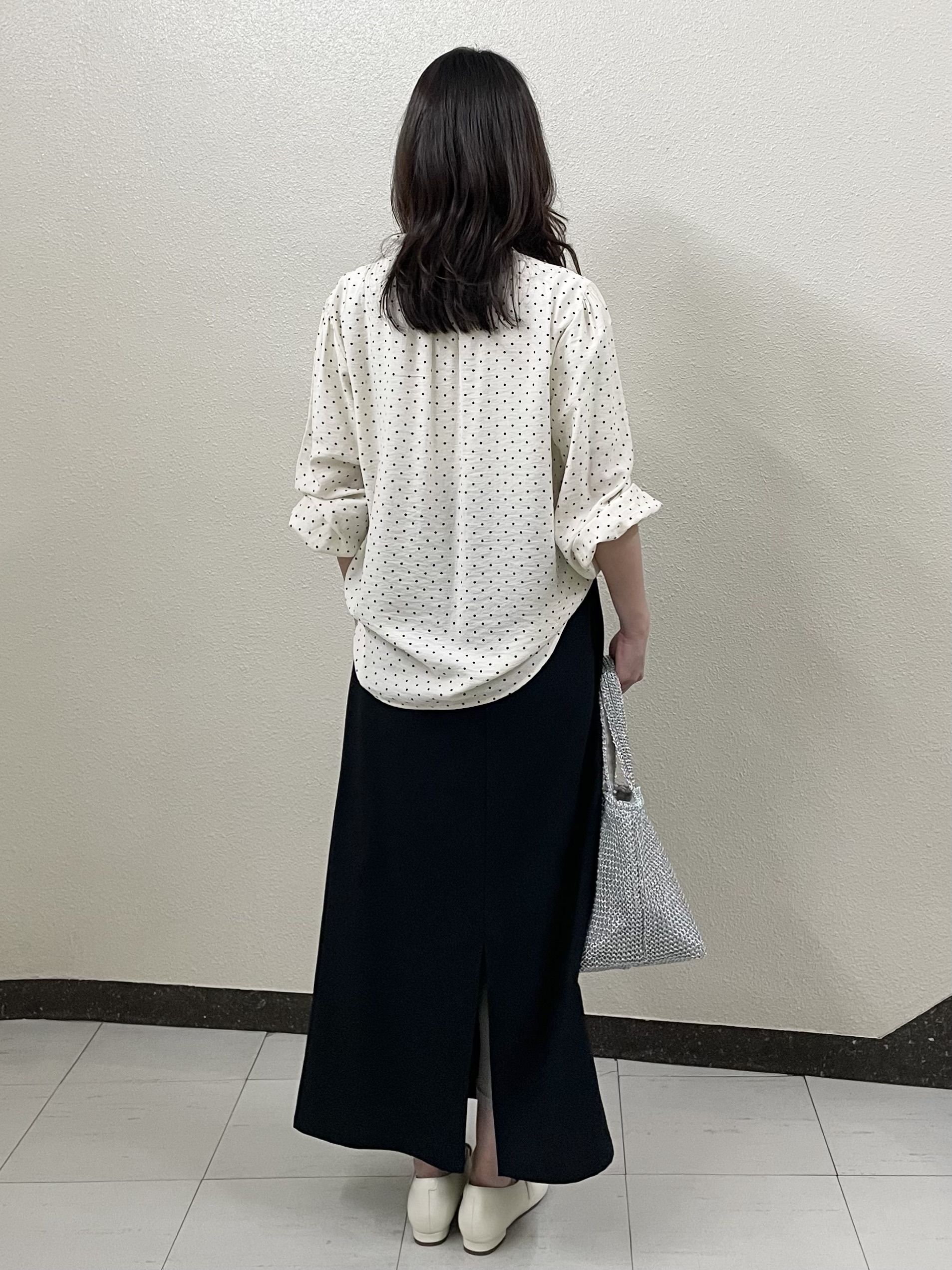 Ayaさんの「Reflect｜【セットアップ可】ドット柄ワッシャーブラウス」を使ったコーディネート