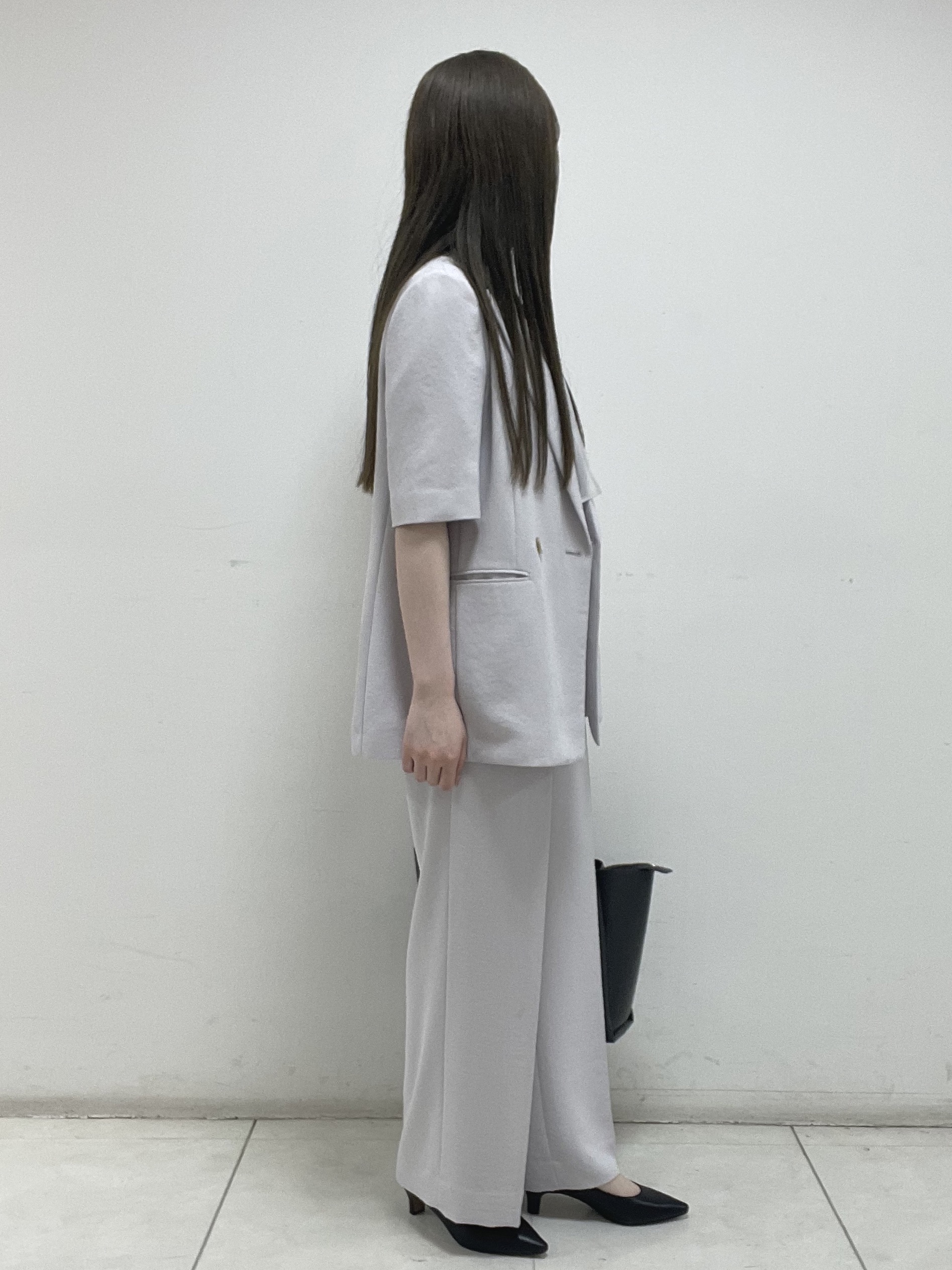 mさんの「INDIVI｜【着る日傘】ハーフスリーブダブルジャケット」を使ったコーディネート