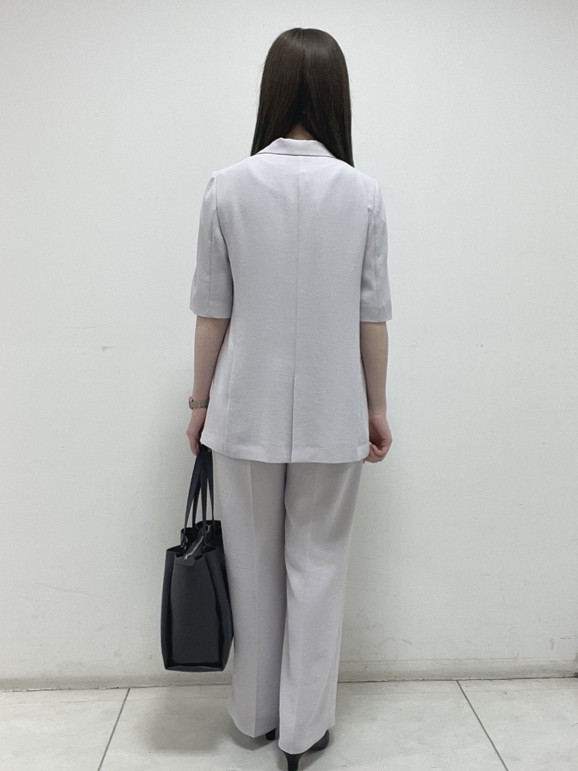 mさんの「INDIVI｜【着る日傘】ハーフスリーブダブルジャケット」を使ったコーディネート