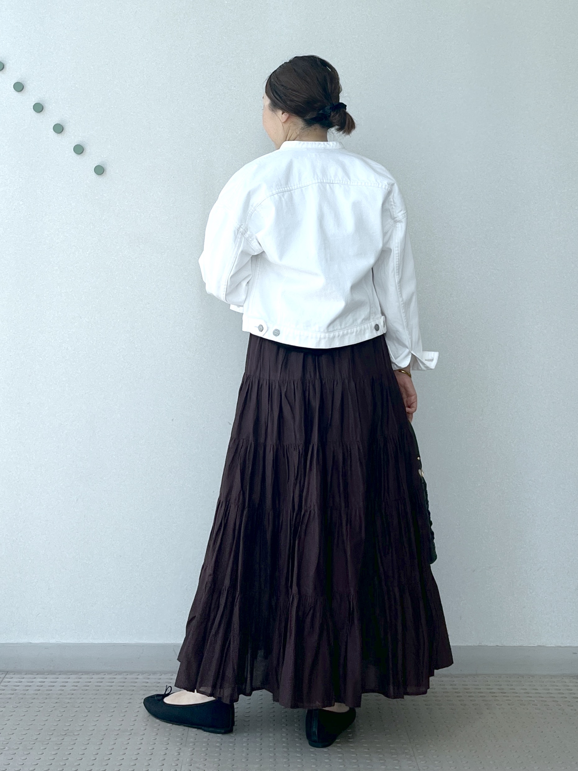 Soeさんの「DRESSTERIOR｜【ウォッシャブル】バンドカラー ホワイトＧジャン」を使ったコーディネート