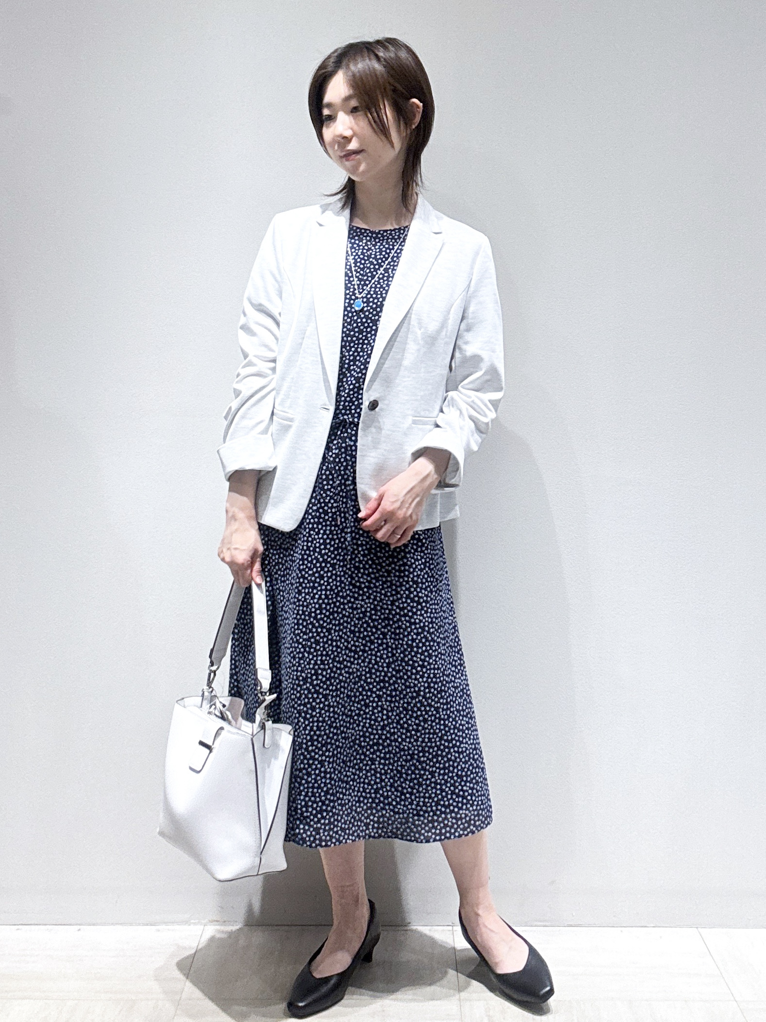 まちこさんの「Reflect｜【SS-4Lサイズ／UVカット／接触冷感】匠ジャケット／ベーシックテーラード」を使ったコーディネート