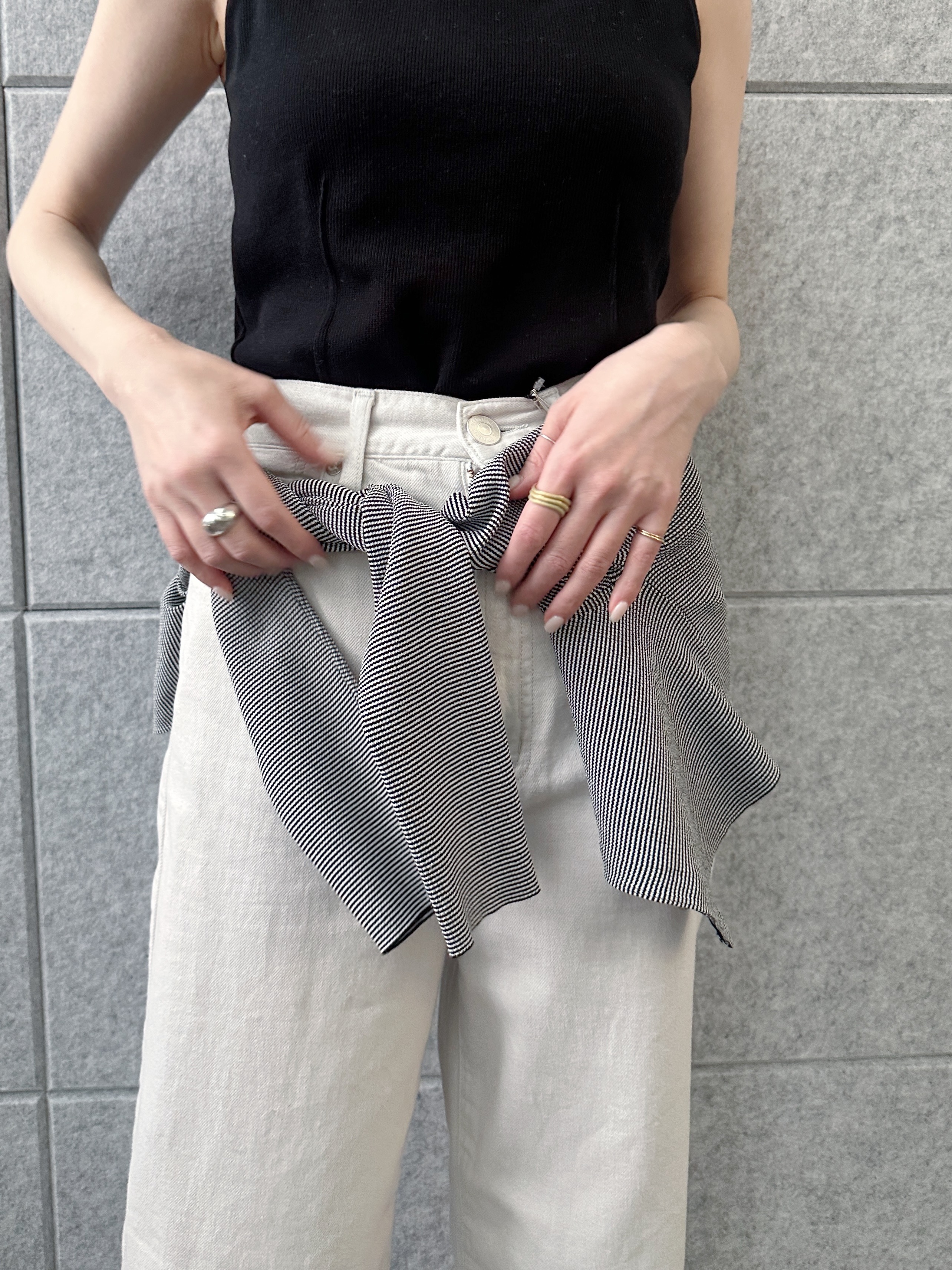 Buyer sakkoさんの「CODE A｜edge line camisole」を使ったコーディネート