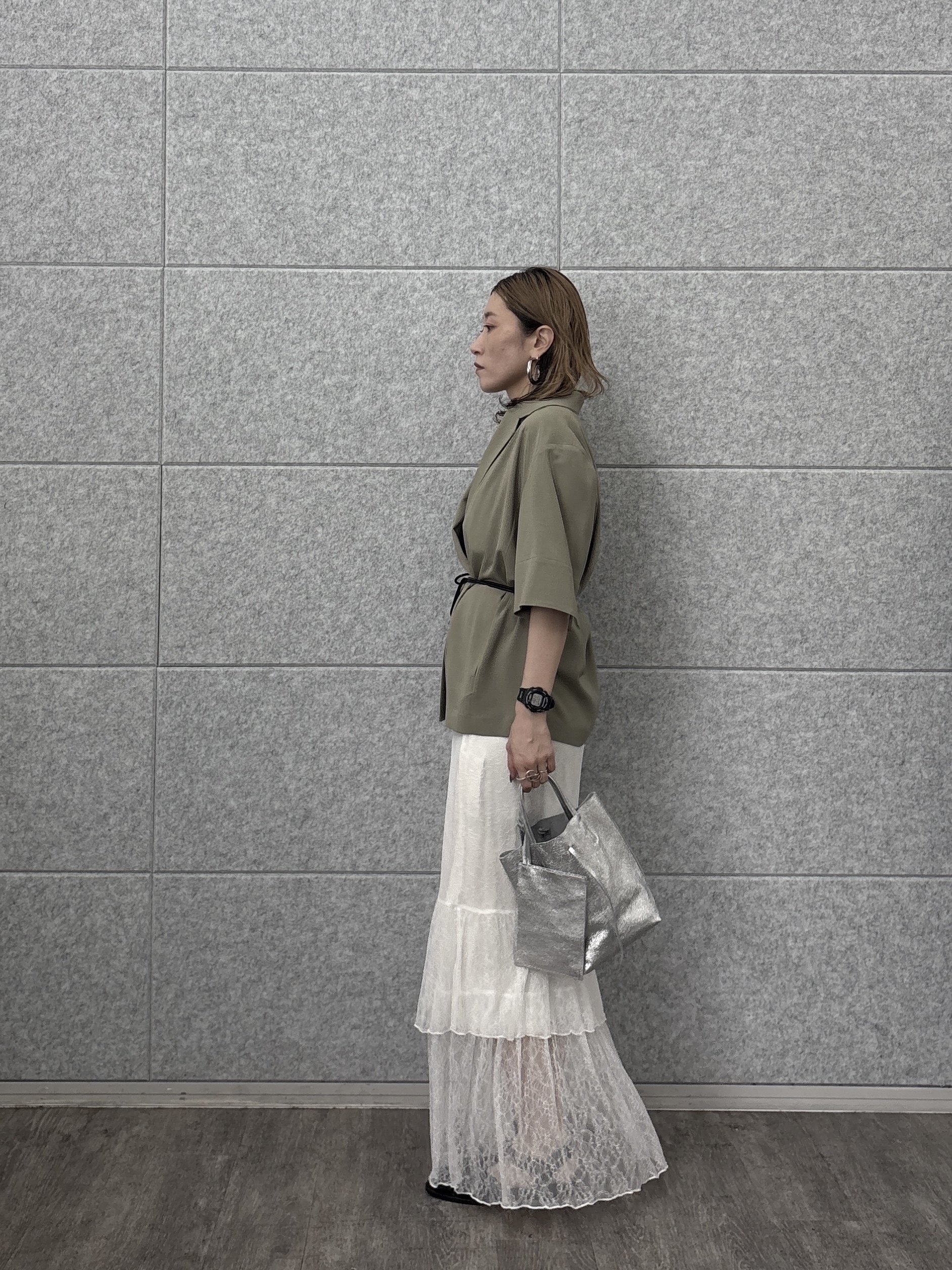 kotakiさんの「INDIVI｜Comfy SET UP｜ハーフスリーブジャケット【セットアップ対応／通勤／接触冷感／UVカット】」を使ったコーディネート