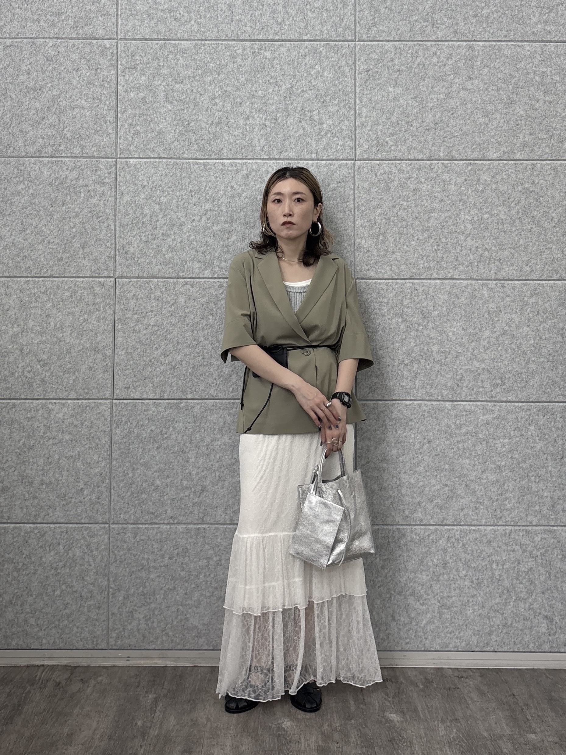 kotakiさんの「INDIVI｜Comfy SET UP｜ハーフスリーブジャケット【セットアップ対応／通勤／接触冷感／UVカット】」を使ったコーディネート