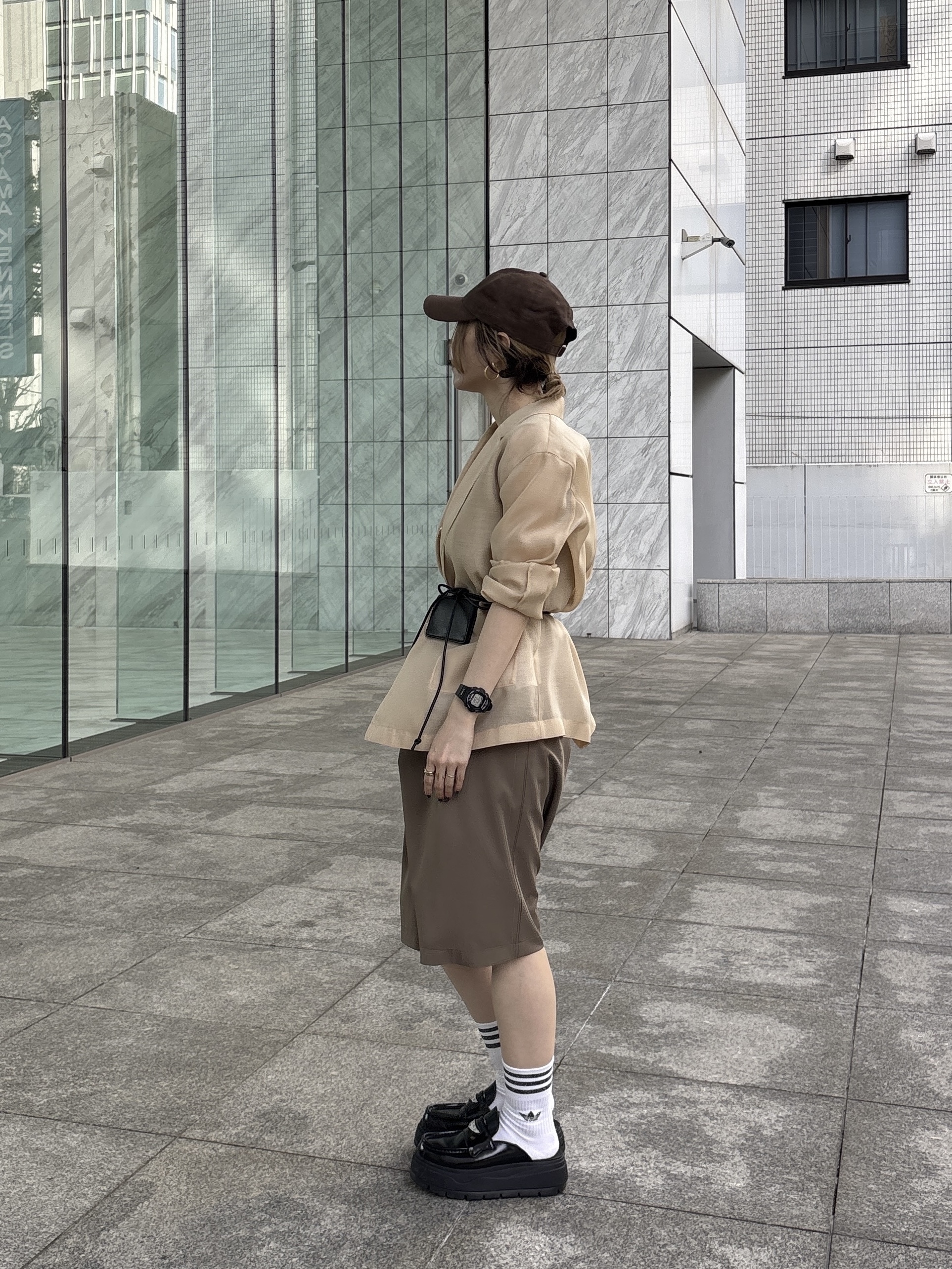 kotakiさんの「INDIVI｜シアーシャツジャケット【接触冷感】」を使ったコーディネート