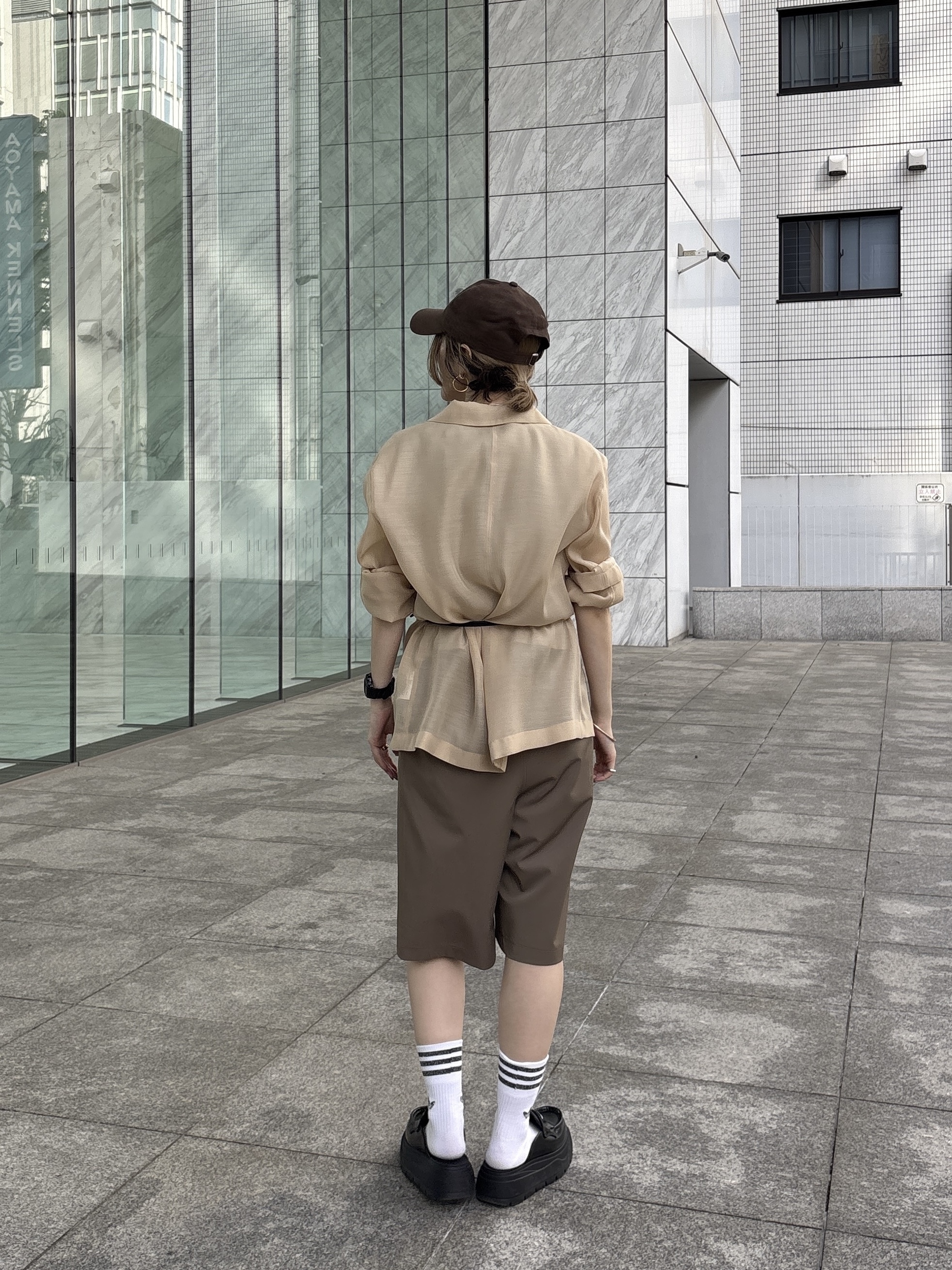 kotakiさんの「INDIVI｜シアーシャツジャケット【接触冷感】」を使ったコーディネート