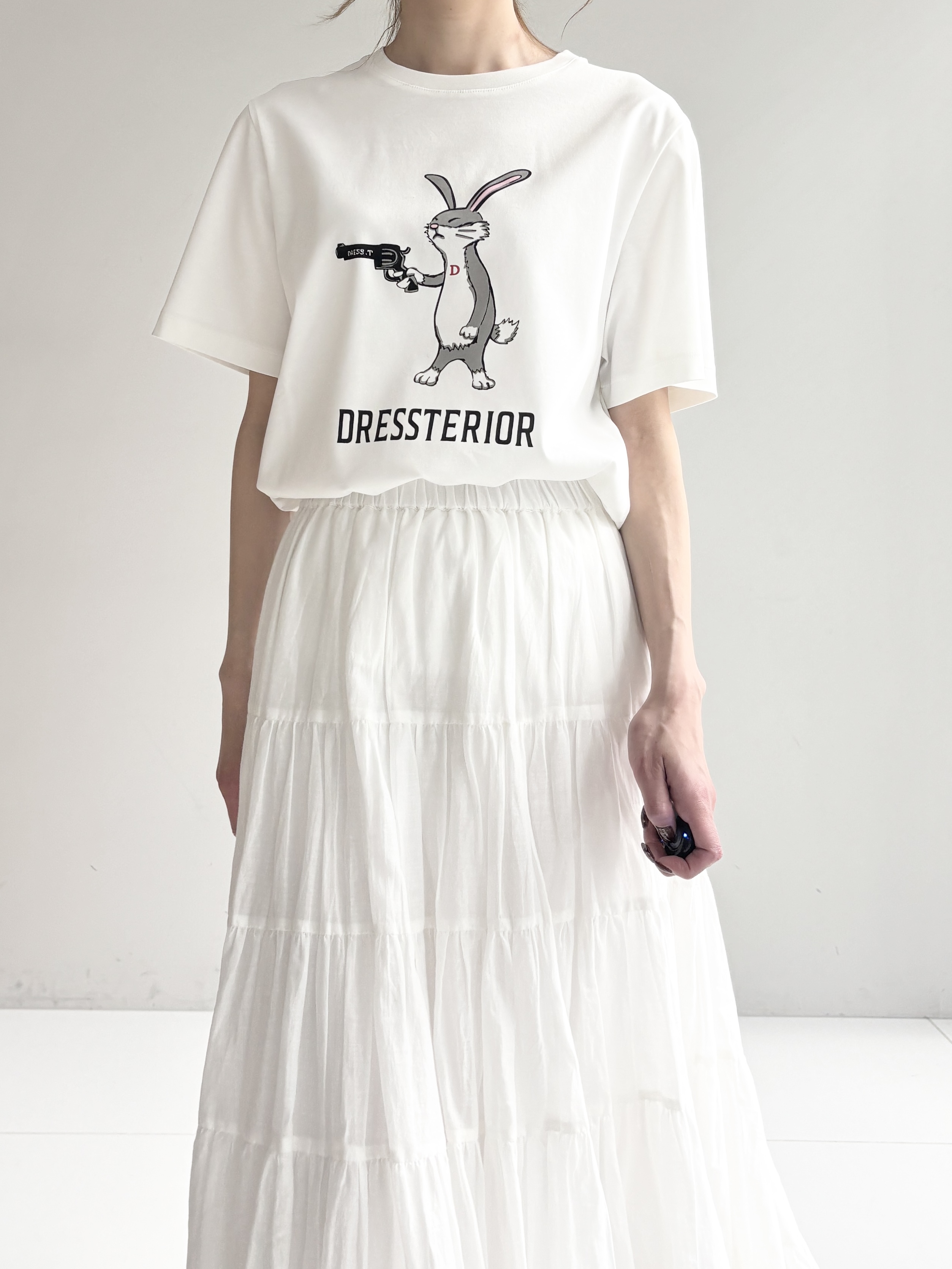 清水夏姫さんの「DRESSTERIOR｜【再入荷】コットンボイルティアードスカート」を使ったコーディネート
