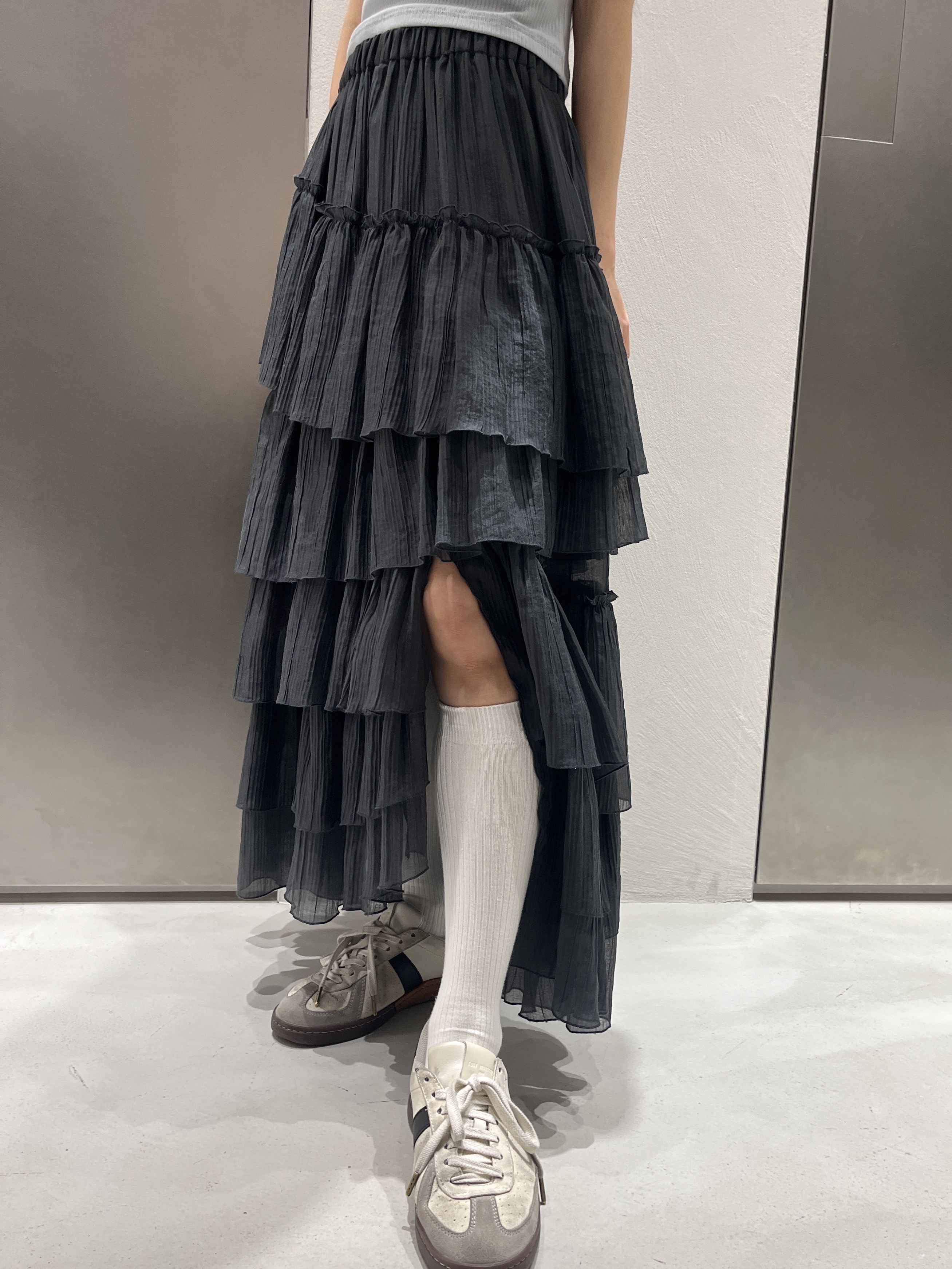 Rielさんの「CODE A｜M everyday rib button tee」を使ったコーディネート
