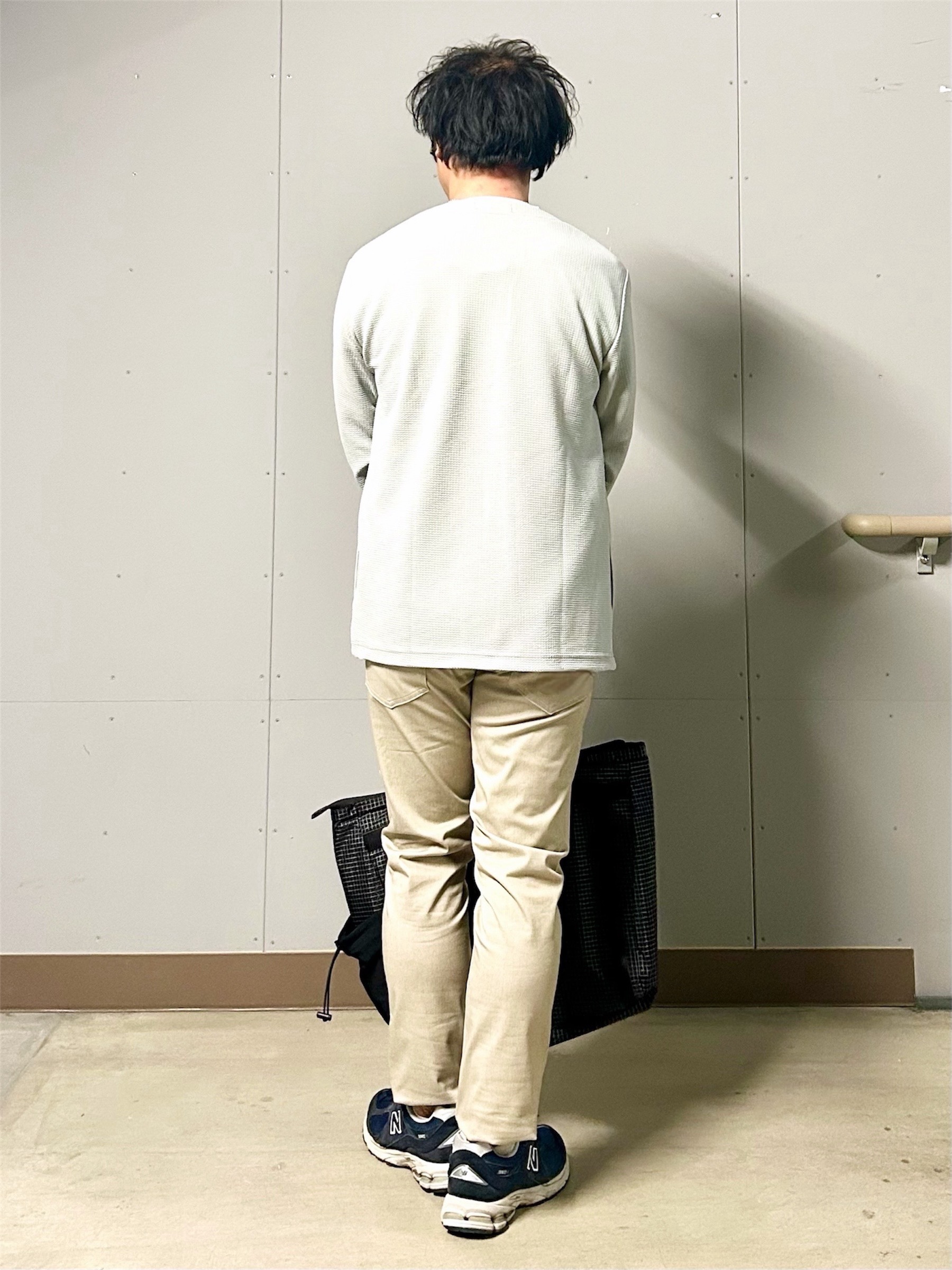 KENJI Iさんの「THE SHOP TK｜【2点セット】カーディガン＋半袖Tシャツ 洗濯機OK」を使ったコーディネート