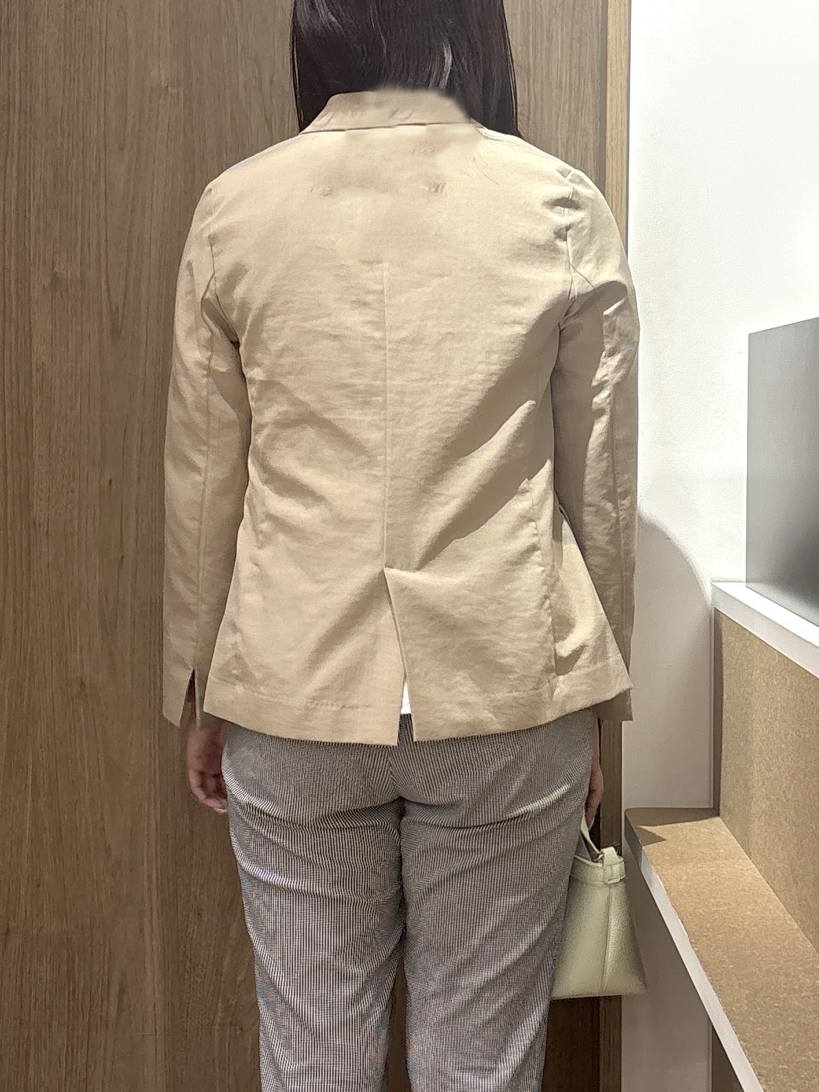 このかさんの「index｜《再入荷》ダブルブレストテーラードジャケット【接触冷感／吸水速乾／イージーアイロン／防シワ／洗濯機O」を使ったコーディネート