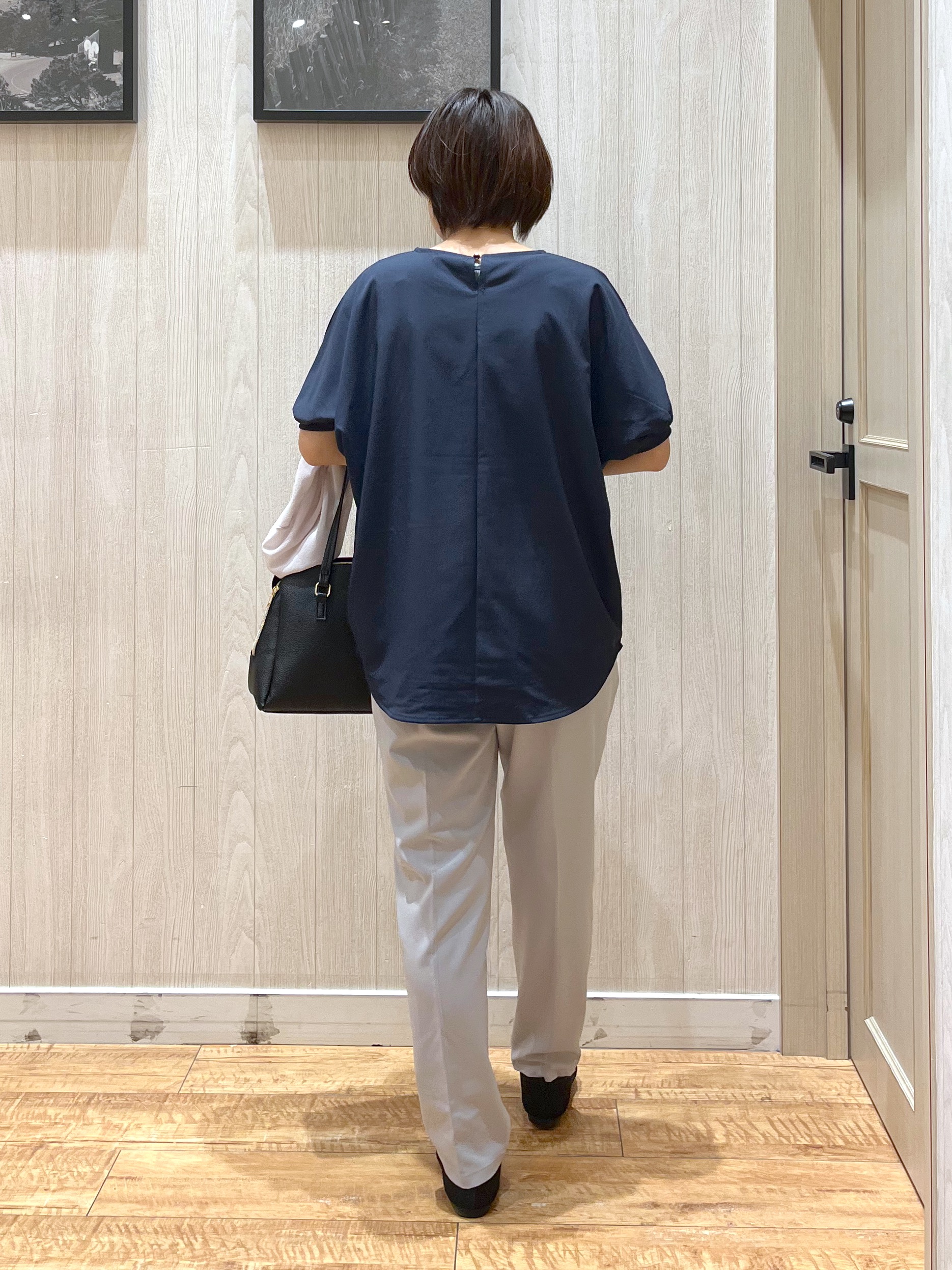 shirayuuuさんの「SHOO･LA･RUE｜【ひんやり/洗濯機可/S-LL】着る方がすっきり見えに マルチに使えるミドルトッパーカーディガン」を使ったコーディネート