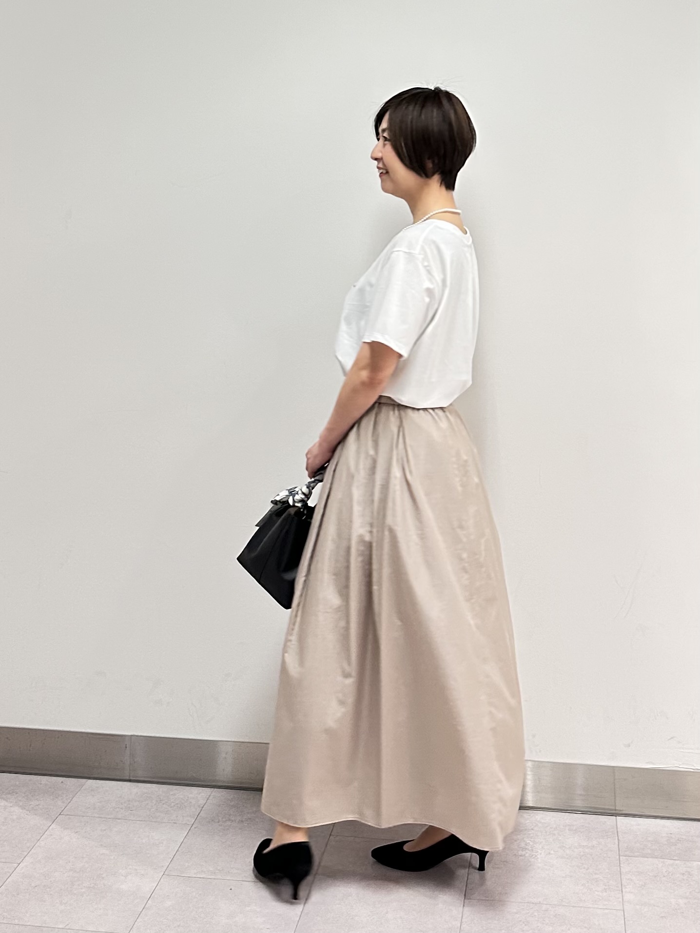 みなこさんの「UNTITLED｜【古畑星夏さん着用/ロゴ/プリント】グラフィックTシャツ」を使ったコーディネート