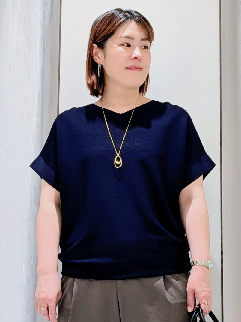 Onumaさんの「UNTITLED｜【シワになりにくい/セットアップ可/接触冷感】ハーフスリーブジャケット」を使ったコーディネート