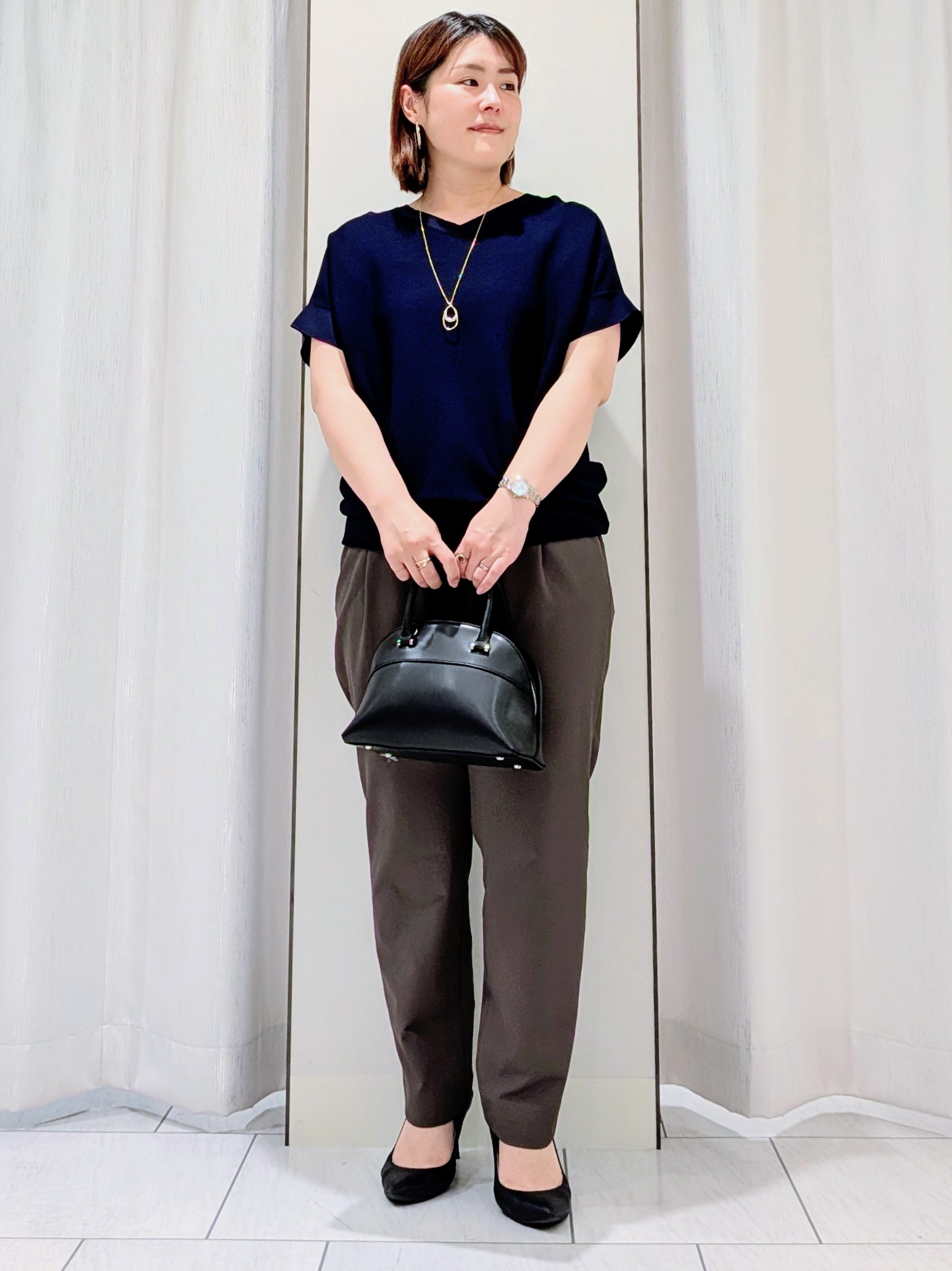 Onumaさんの「UNTITLED｜【シワになりにくい/セットアップ可/接触冷感】ハーフスリーブジャケット」を使ったコーディネート